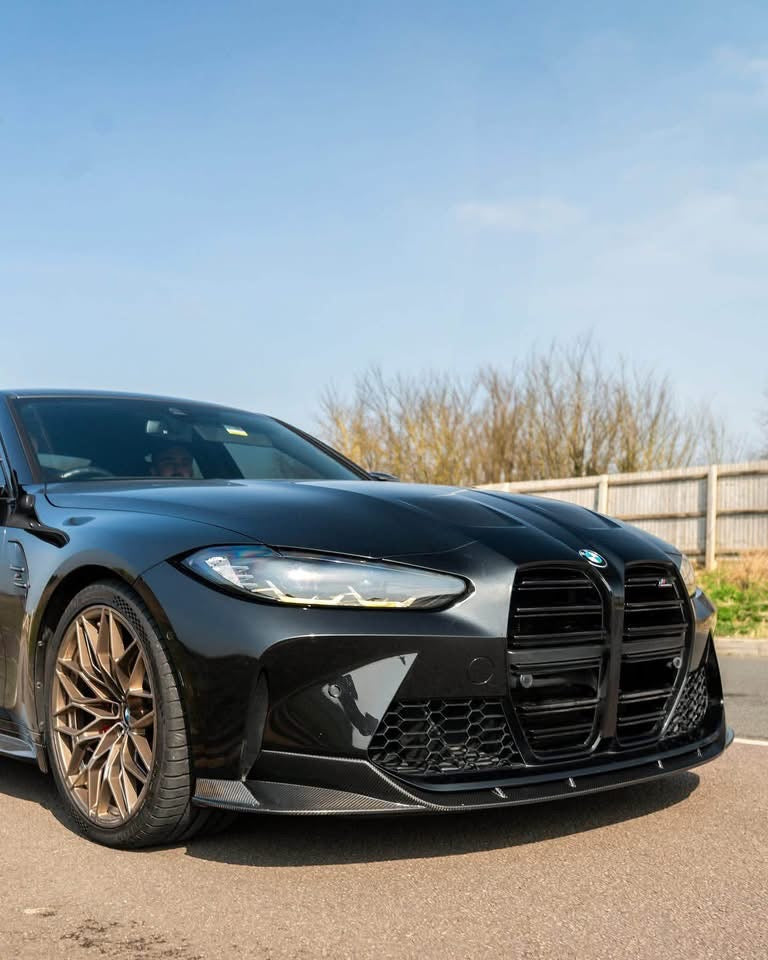 CT V1 style Dry Carbon fiber front lip - BMW G80 & G81 M3 / G82 & G83