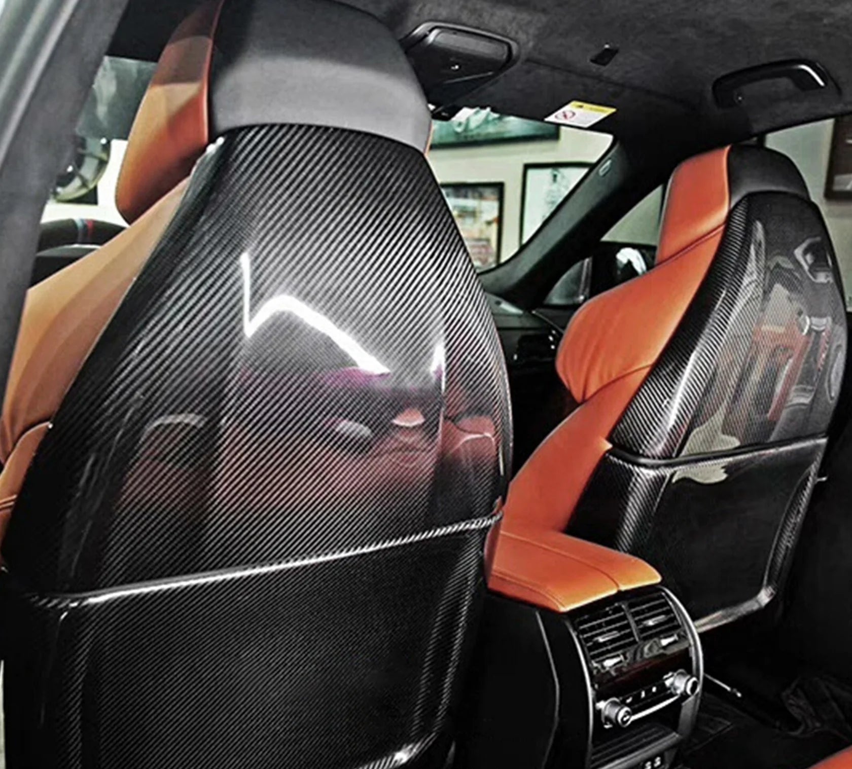 BMW F90 M5 Carbon Fiber Seat back Cover