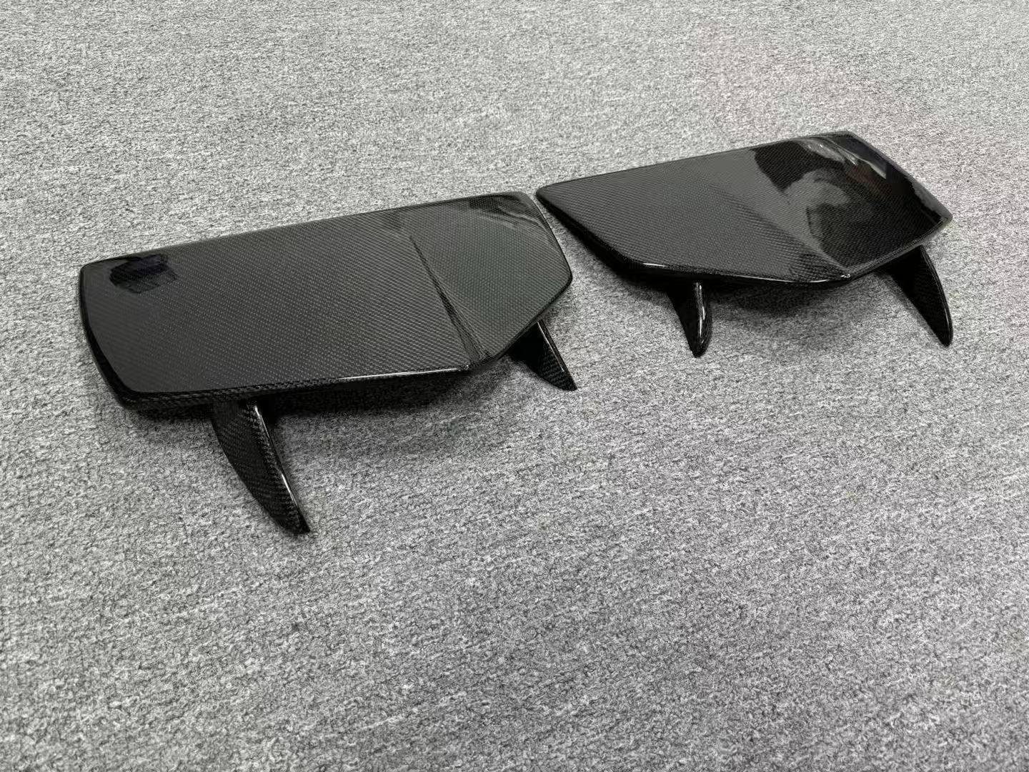 Carbon Fiber Rear Canards Flaps - Mclaren 720S