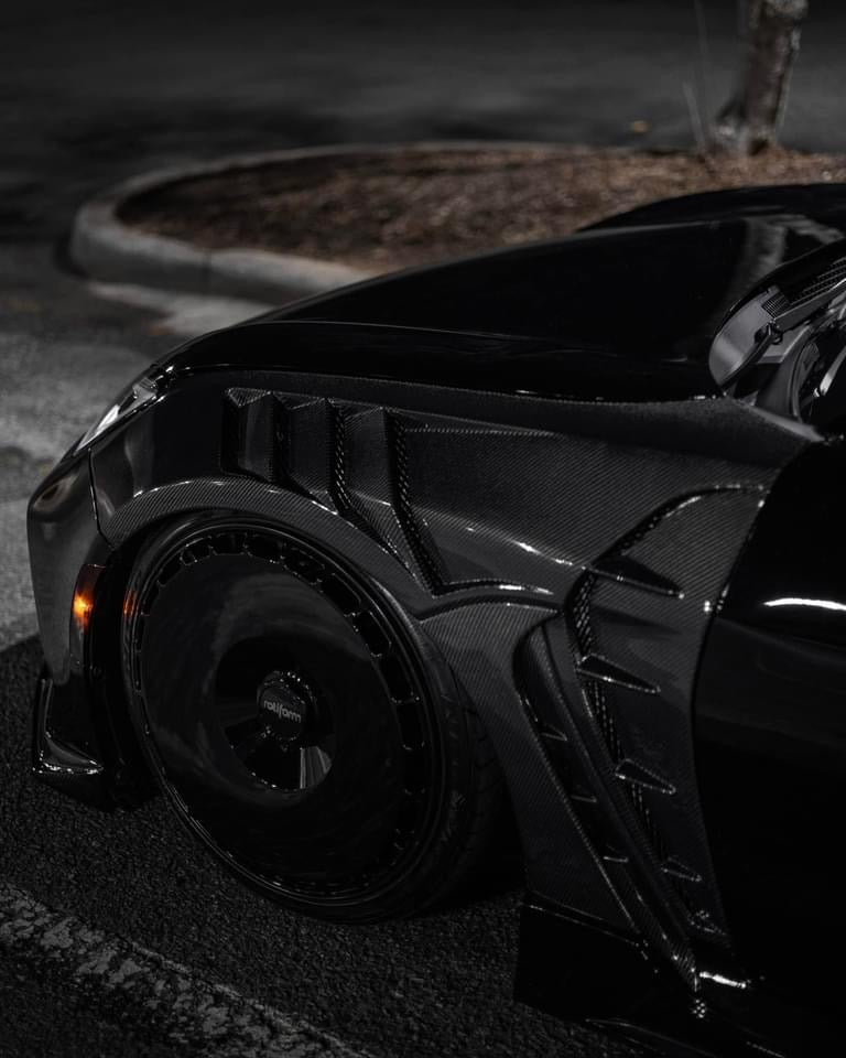 Carbon Fiber Fiber Front Fender Air Vent - Subaru BRZ & Toyota GR86