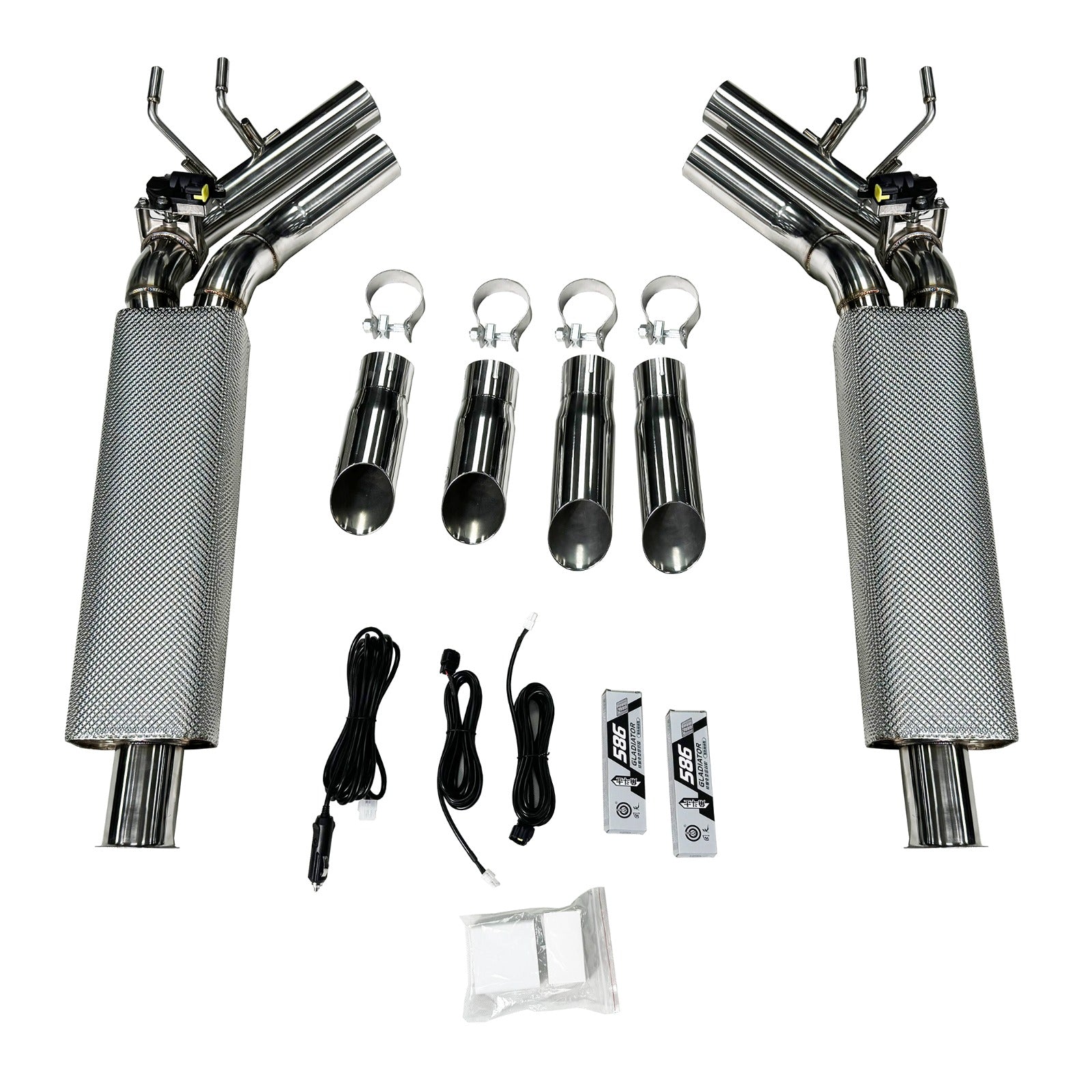 Valved Muffled Axle back Exhaust System - Mercedes Benz G500 G63 W464 18-24