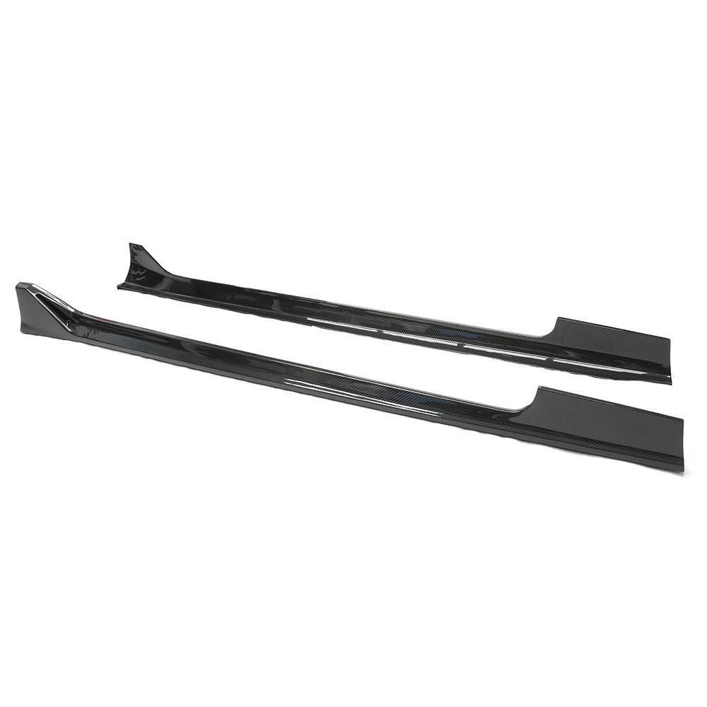 Prepreg Carbon Fiber V Style Front Fender w/ Side Skirt Set - BMW G87 M2