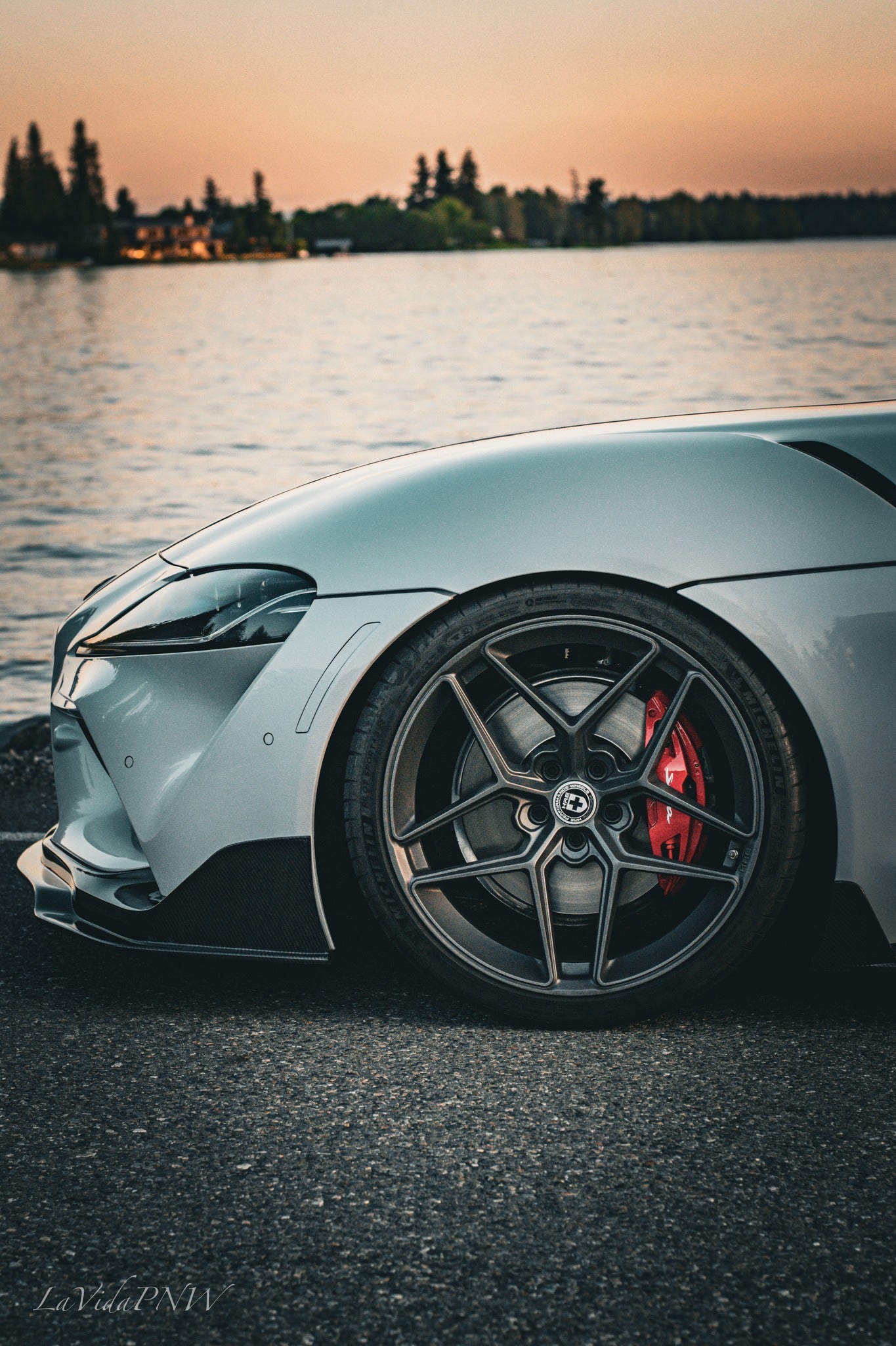 MB Style Carbon Fiber Front Splitter Lip - Toyota Supra GR A90-A91-MKV