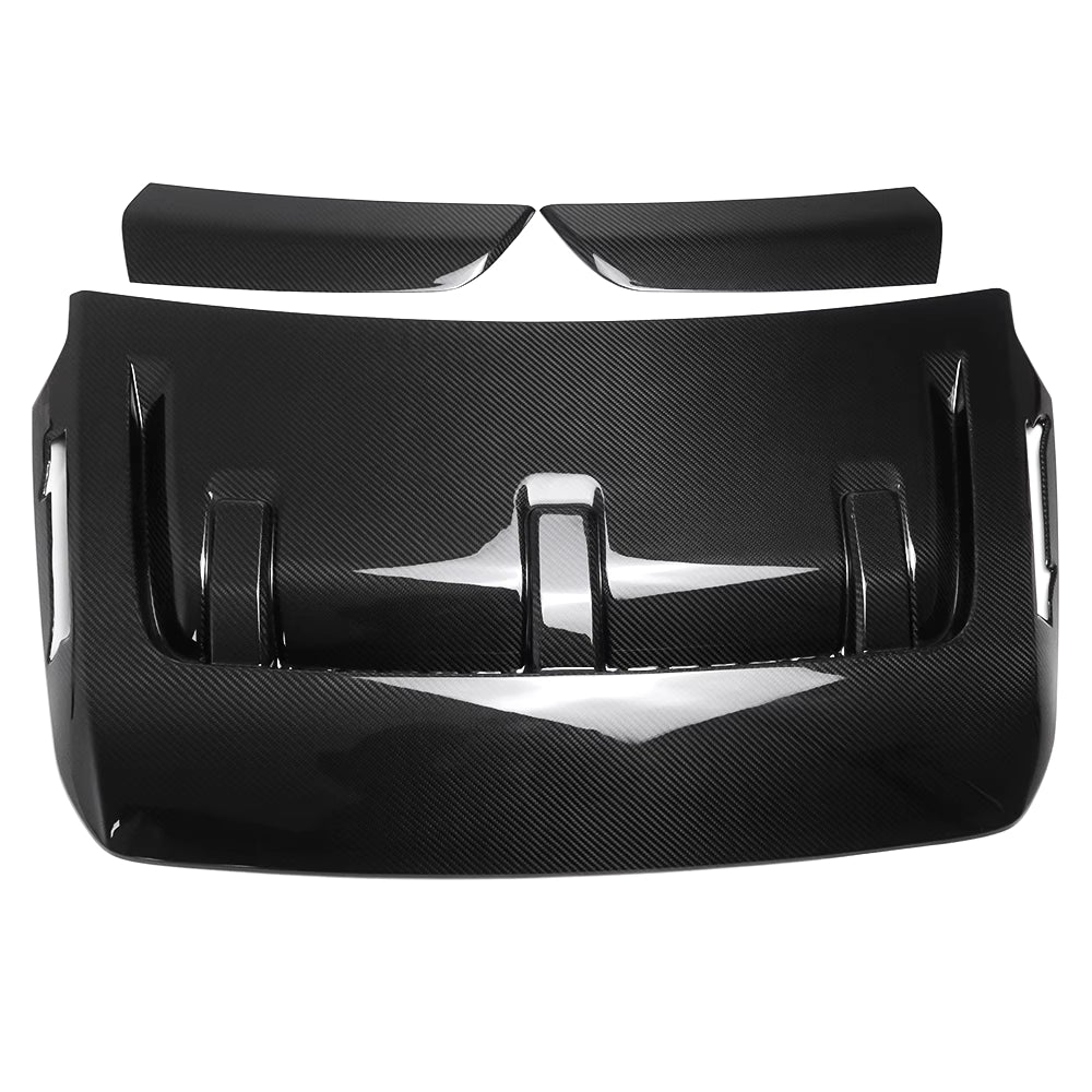 Carbon Fiber Engine Hood Cover Trim - Ford F-150 Raptor 2021-2025