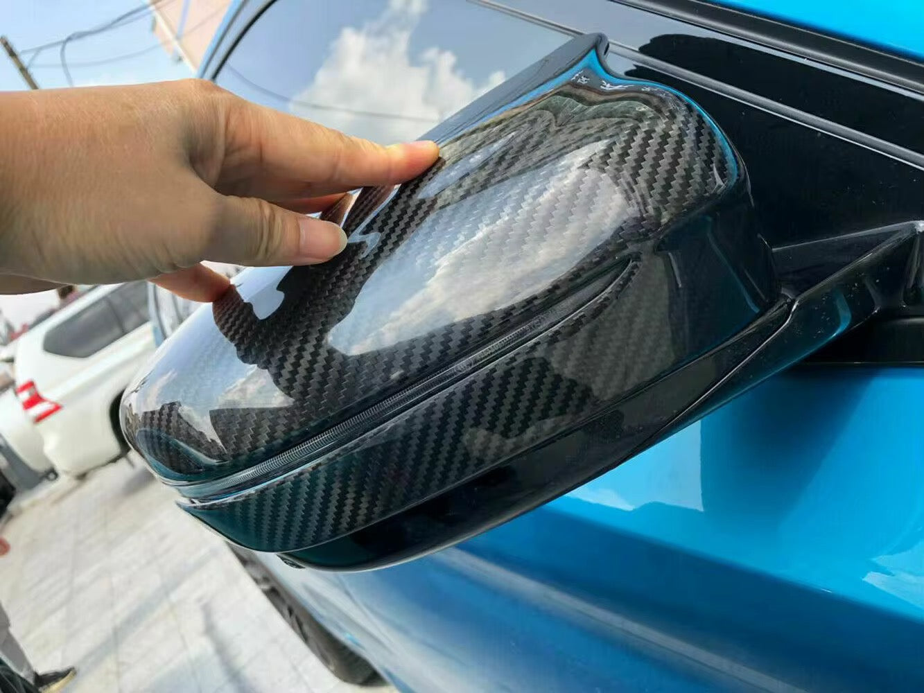 Carbon Fiber Mirror Cap Replacement -  BMW F90 M5 F91 F92 F93 M8