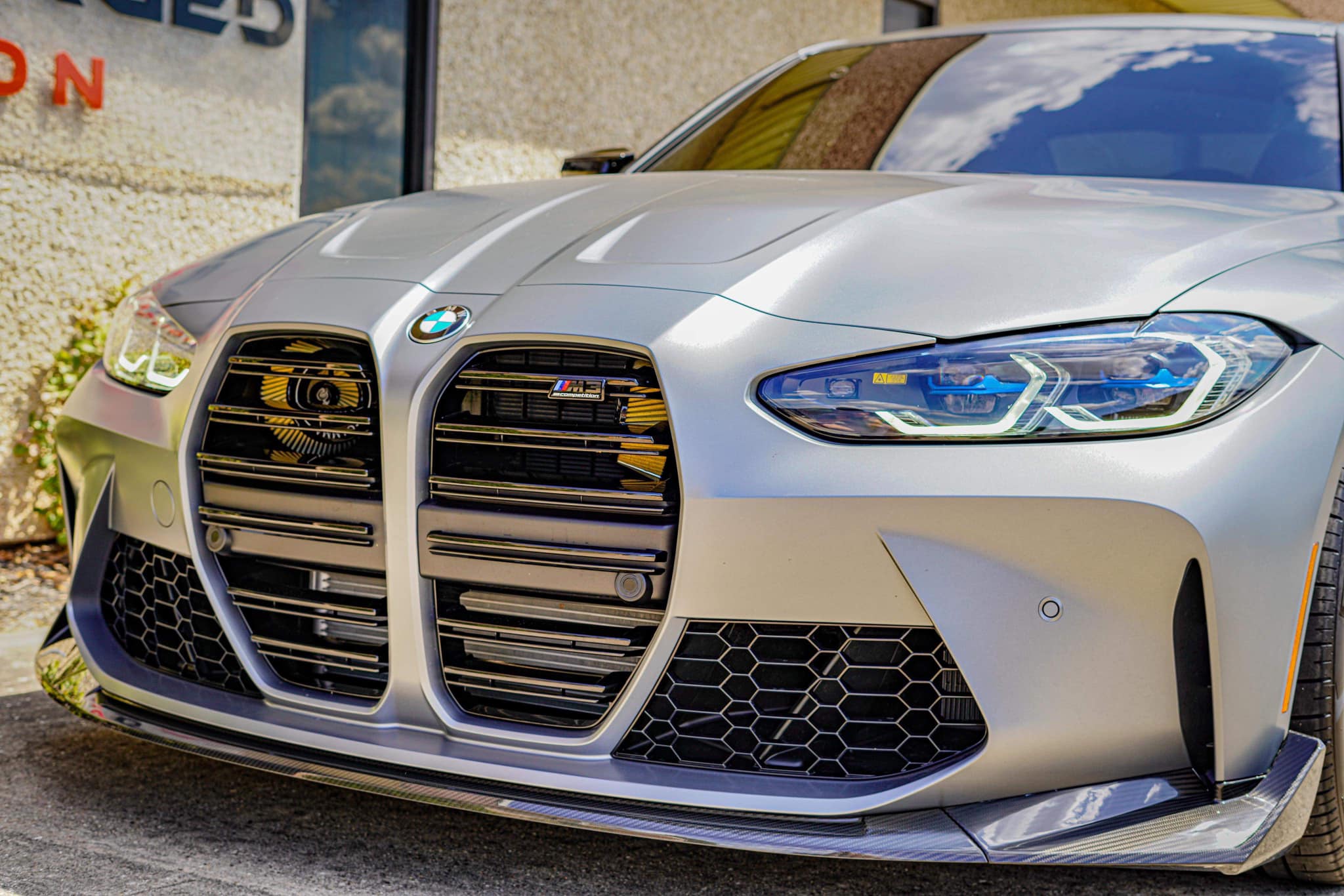 CSL Style Carbon Fiber Front Lip - BMW G80 M3 & G82 / G83 M4