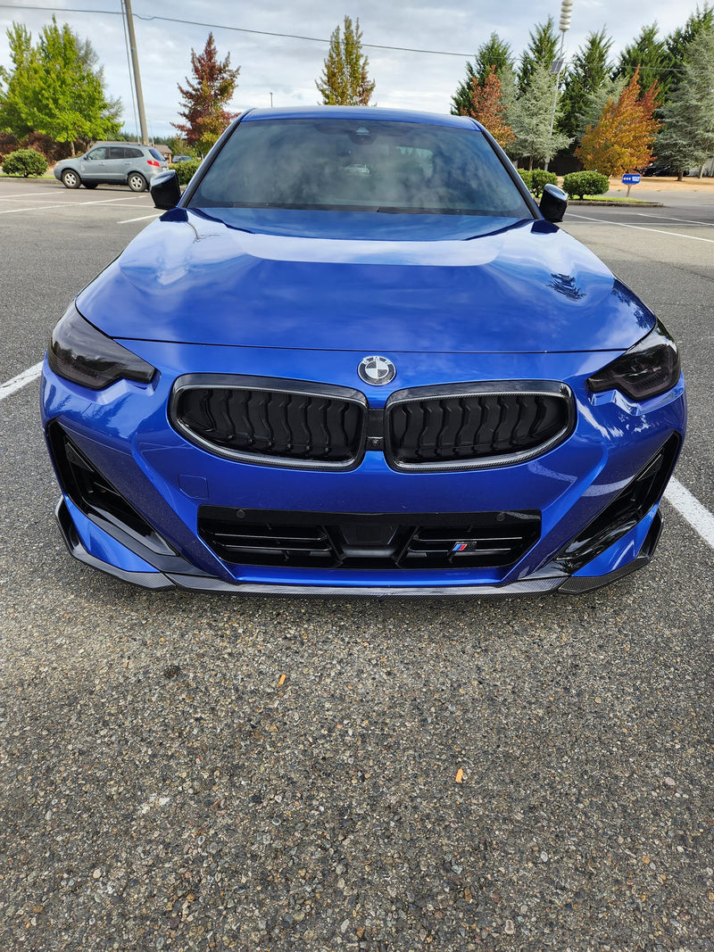 Carbon Fiber Car Front Kidney Grill Cover Trims - BMW G42 Coupe – The ...