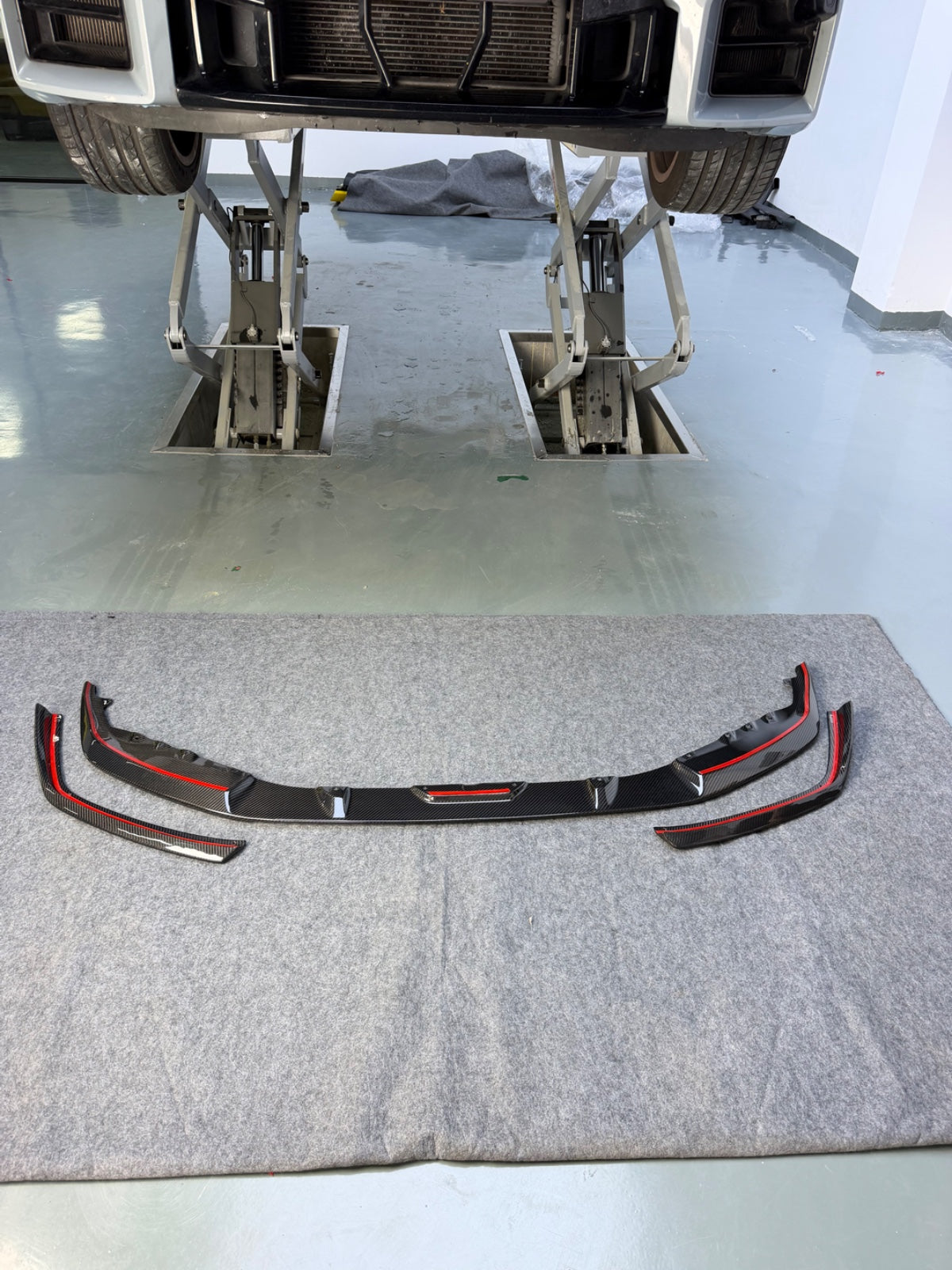 PrePreg Carbon fiber 3d Style Front Splitter Lip - BMW G87 M2