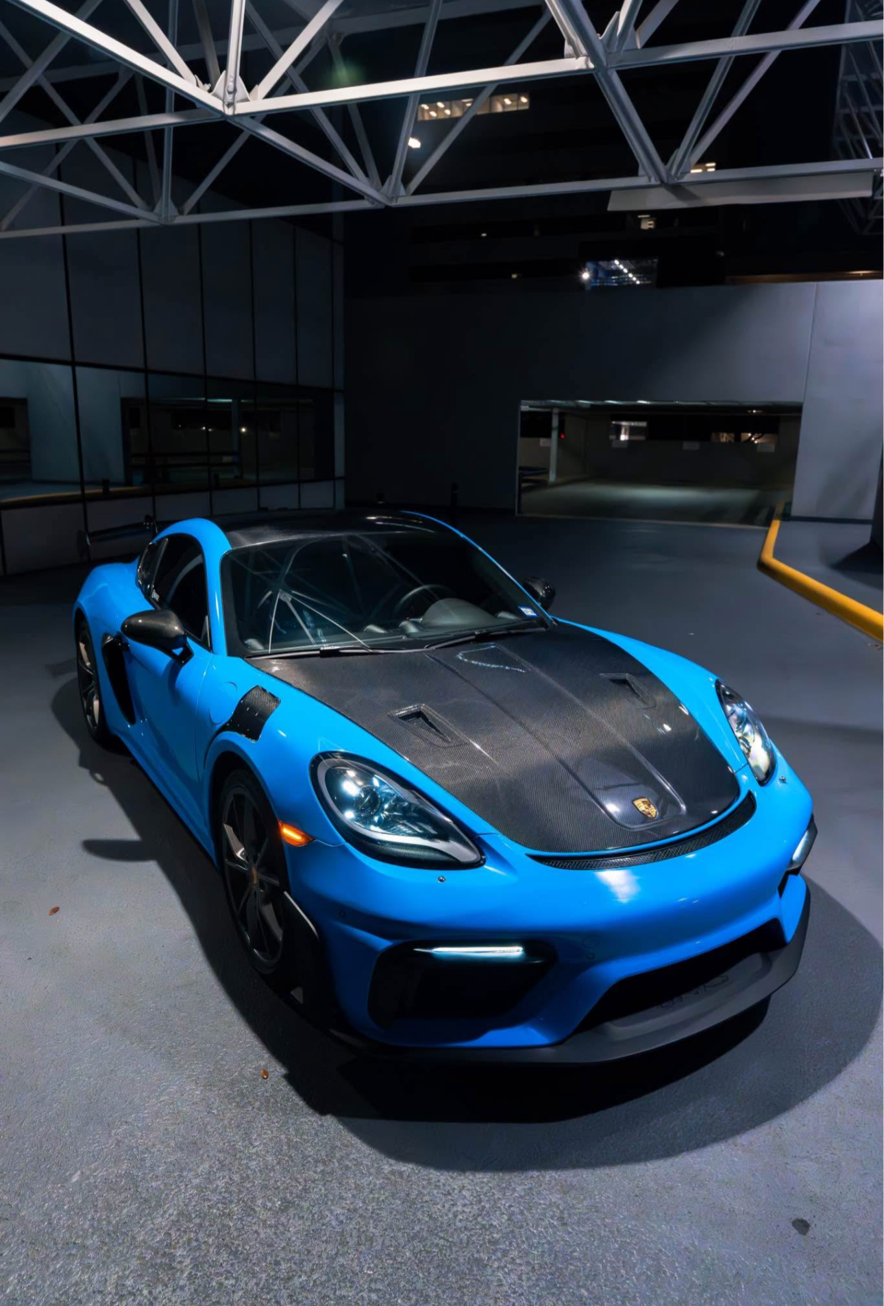 Dry Carbon Fiber GT4 Style Hood Bonnet - Porsche 718/ Boxster/Cayman/GT4/GT4RS