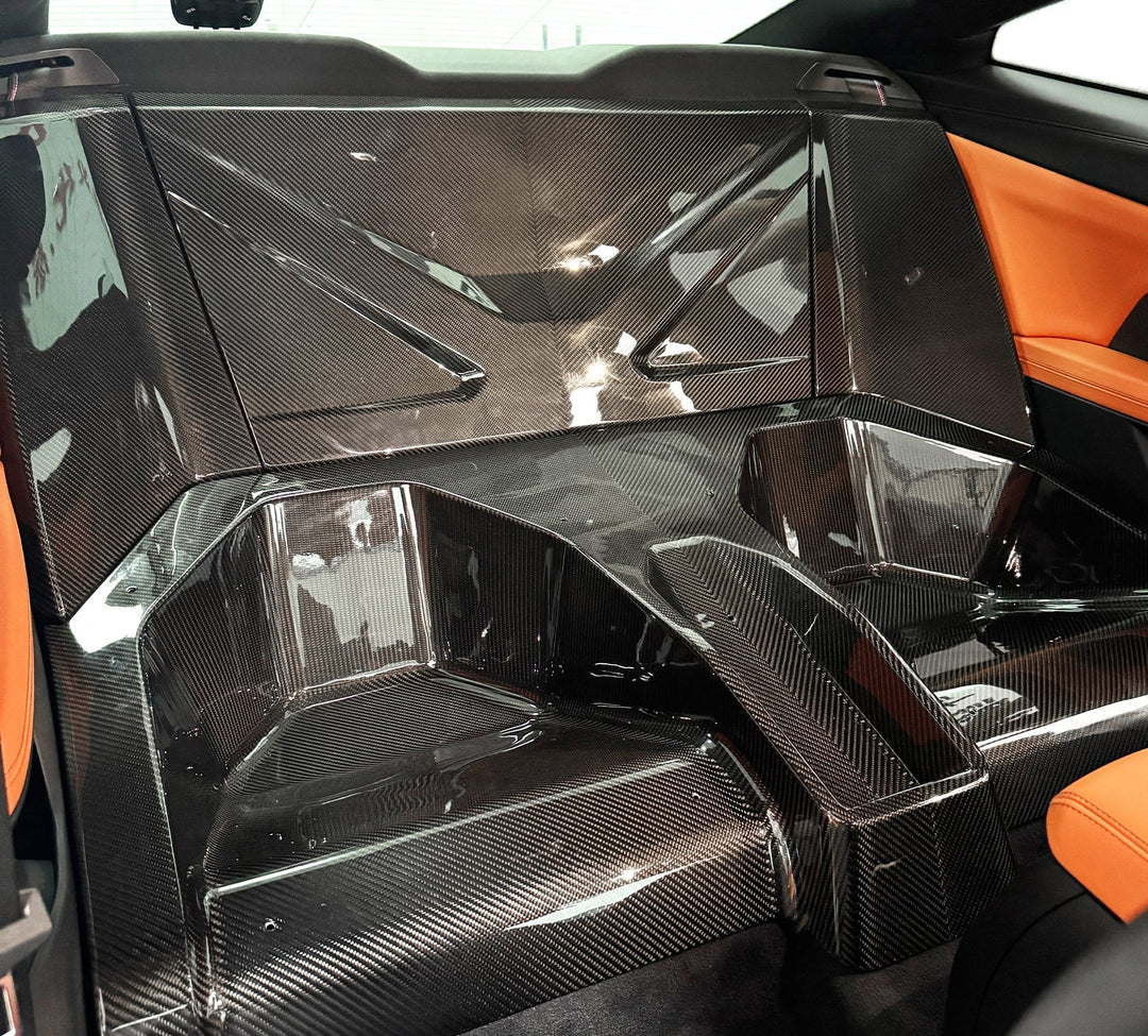 BMW G80 M3 G82/G83 M4 Carbon Fiber Rear Back Seat Delete Kit