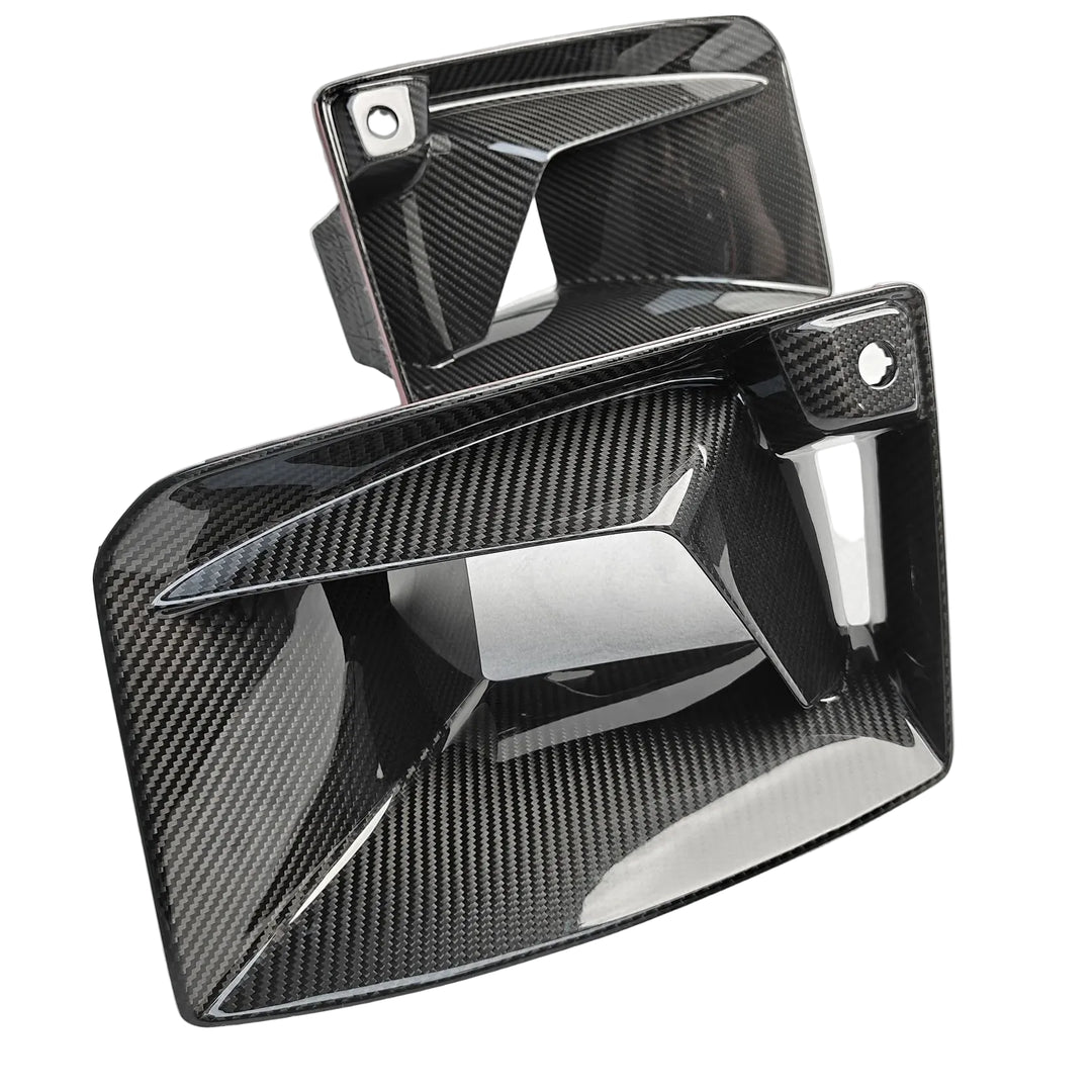 Carbon Fiber TR Style Front Air duct Vent Trim Replacement - BMW G87 M2