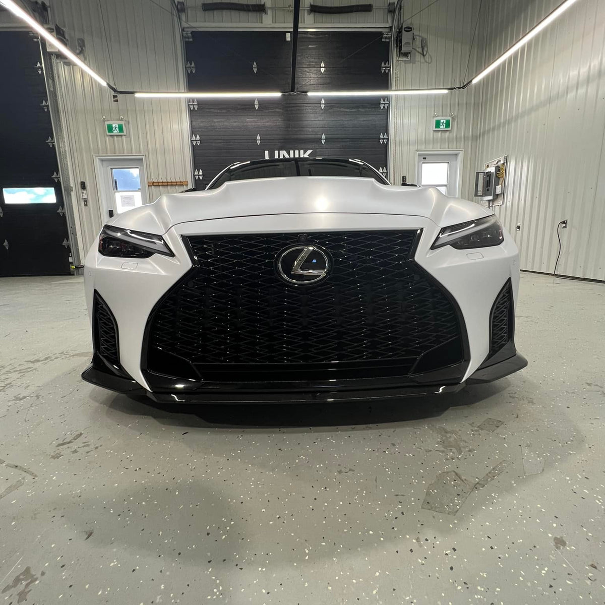 Gloss Black Front Lip - 2021-2024 Lexus IS 350/ IS500 F-Sport IKON 