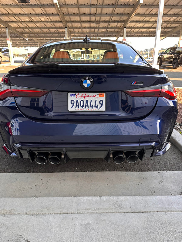 Sleek Carbon Fiber Trunk Spoiler – Fits 21-25 BMW G22 430i & G82 M4