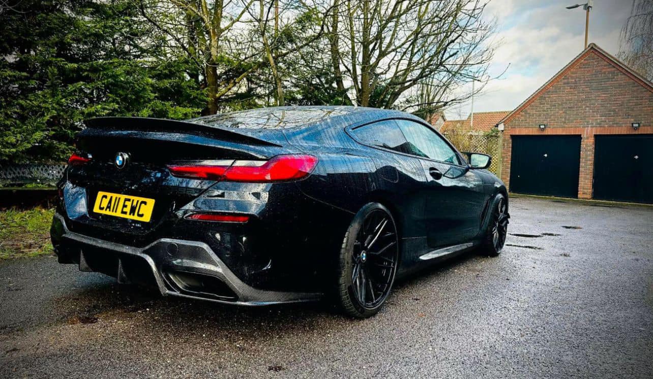 3DS Style Carbon Fiber Rear Diffuser - BMW 8 SERIES G14 G15 G16 2019+