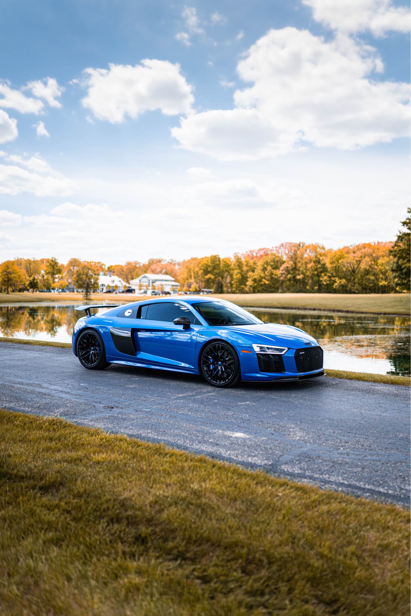 Carbon Fiber Front Lip - Audi R8 V10