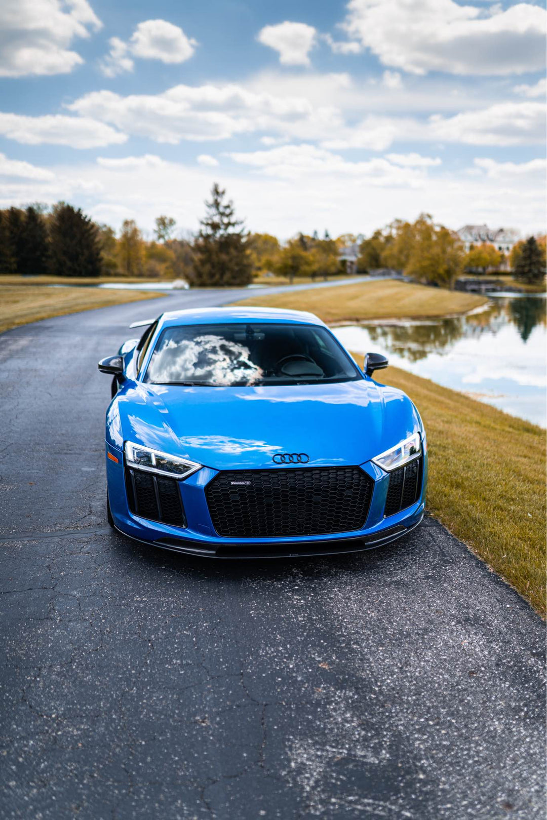 Carbon Fiber Front Lip - Audi R8 V10