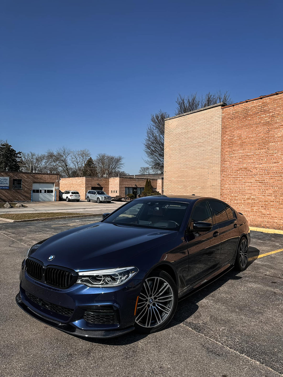 Carbon Front Bumper Lip - BMW G30/G38 LCI M-Tech 5 Series