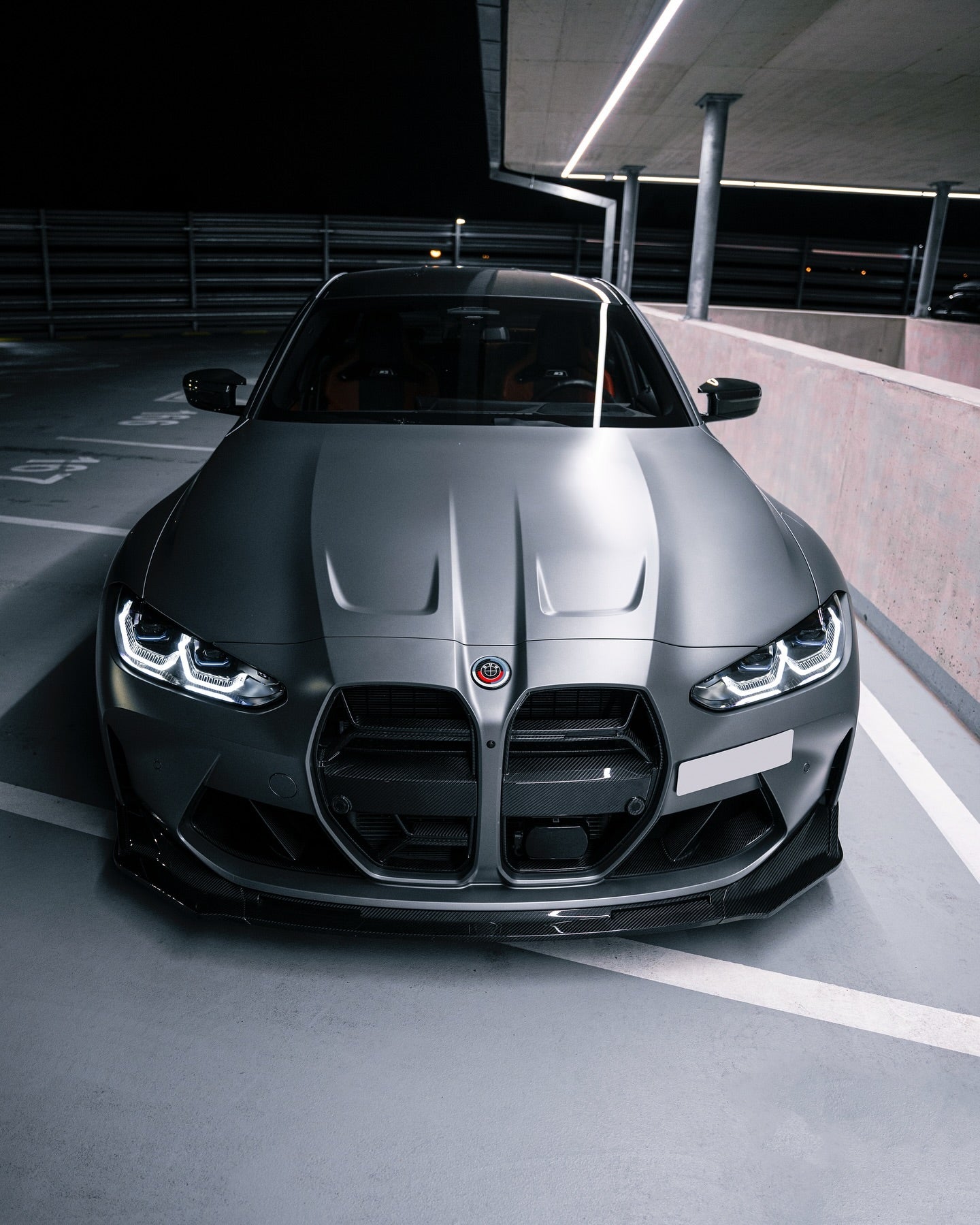 V Style Carbon Fiber Front Lip - BMW G80 M3 & G82 / G83 M4