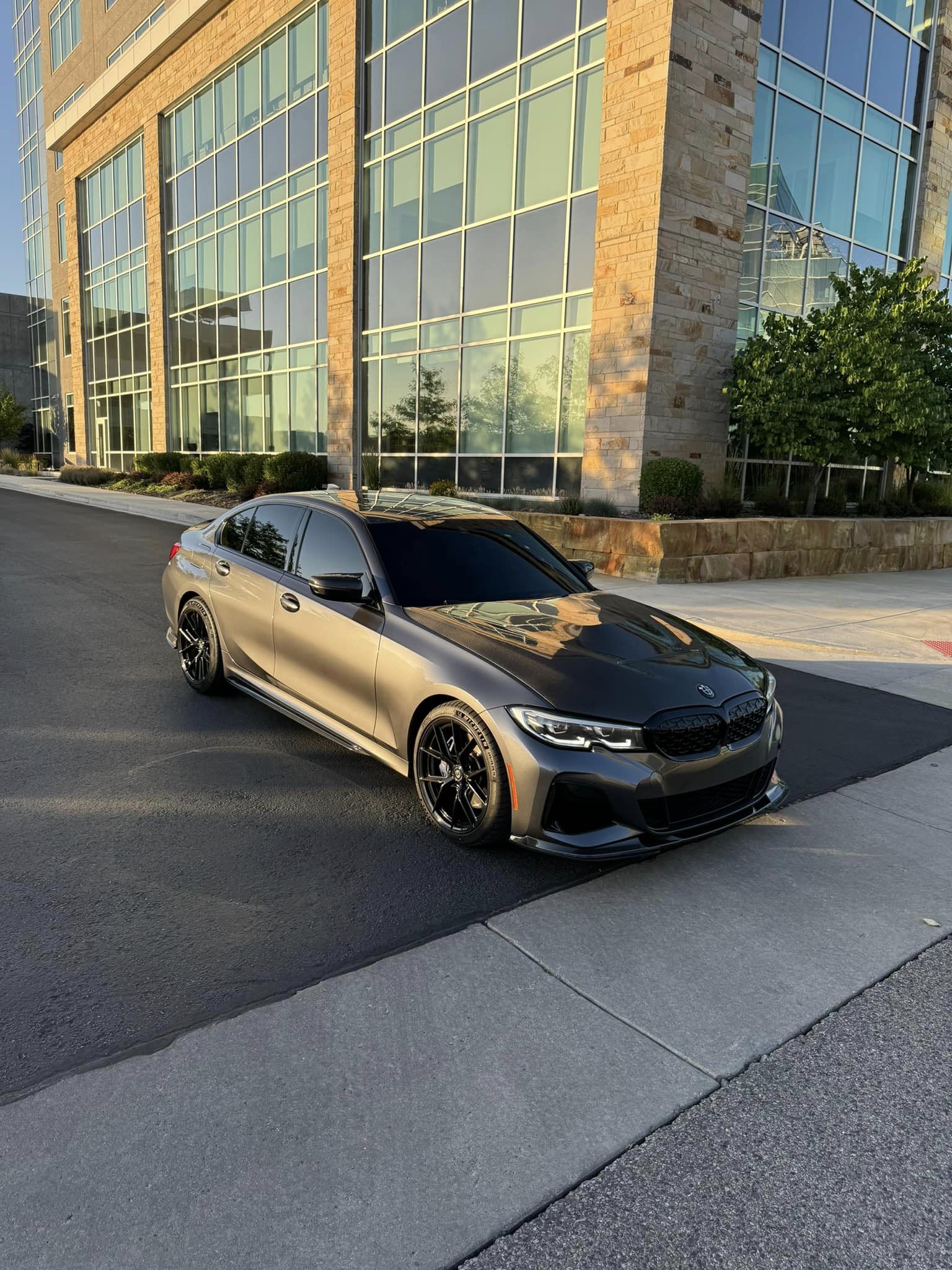 Carbon Fiber Front Lip V2  - BMW G20 Pre- LCI 3 Series