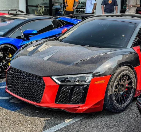 Paktechz Prepreg Carbon Fiber Front Hood - Audi R8 2016 - 2023
