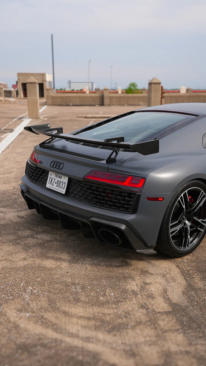 Paktechz Dry Carbon Fiber Rear Diffuser - Audi R8 Gen2 Facelift