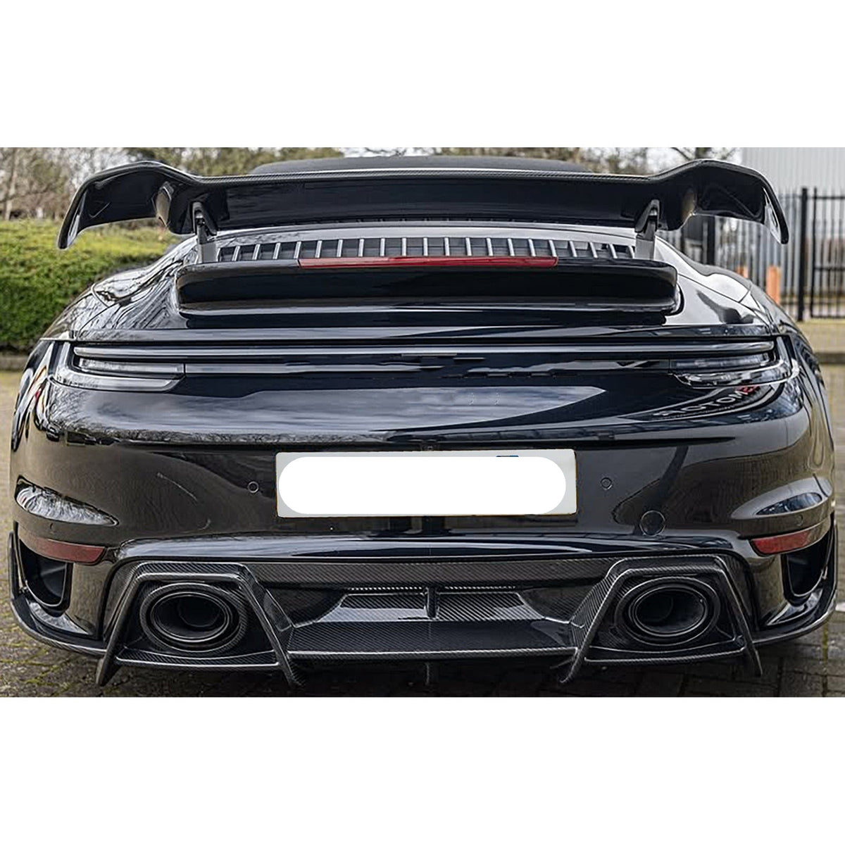 Prepreg Carbon Fiber Wing Spoiler - Porsche 911 992 Turbo S