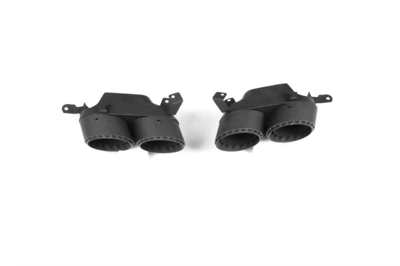 Carbon Fiber Exhaust Muffler Tips V4 - BMW X5 X6 X7 G05 G06 G07 2019-2024