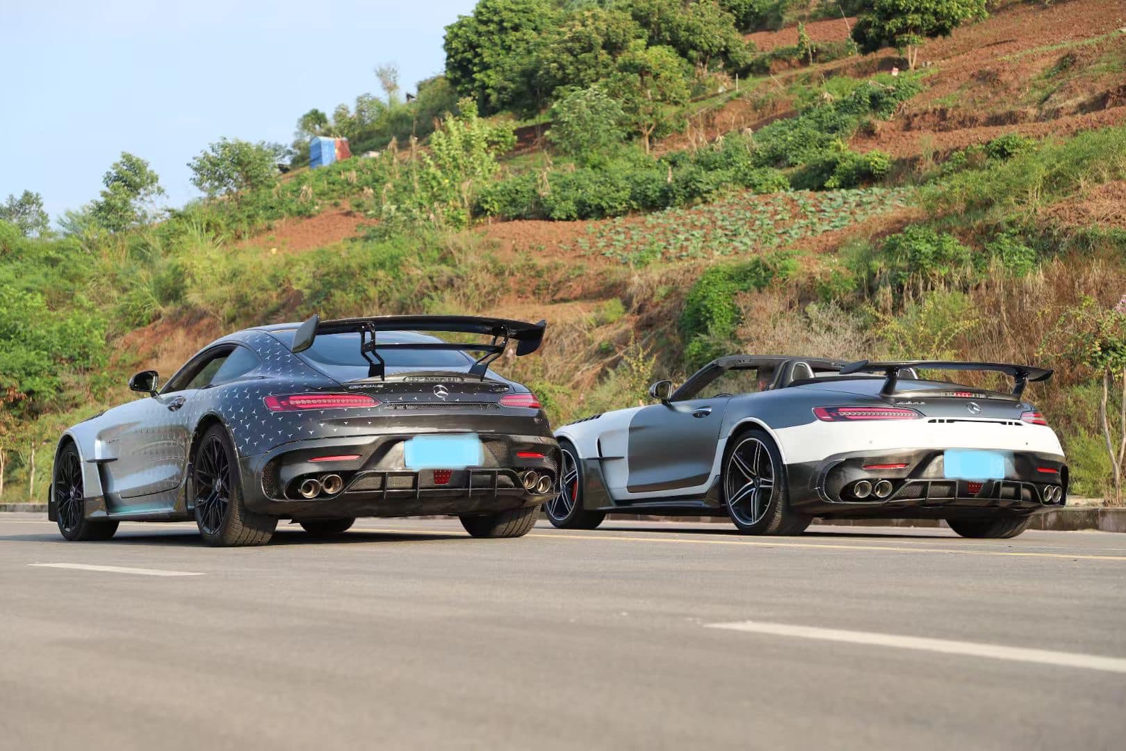 Black Series Carbon Fiber Body Kit - Mercedes AMG GT/GTS/GTC