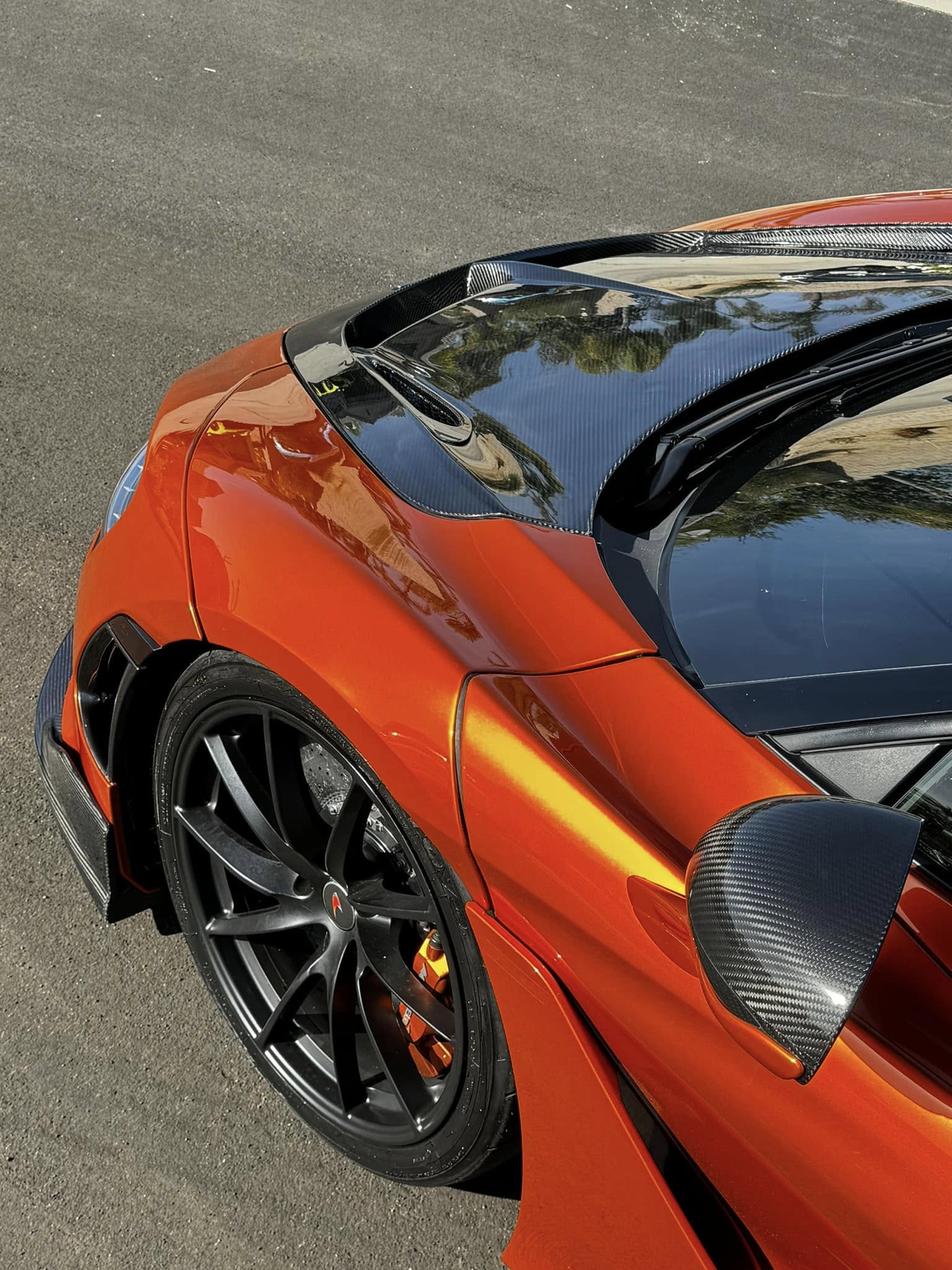 Dry Carbon Fiber Side Mirror Cover Cap - McLaren 540C/570S/650S/675LT/720S/GT