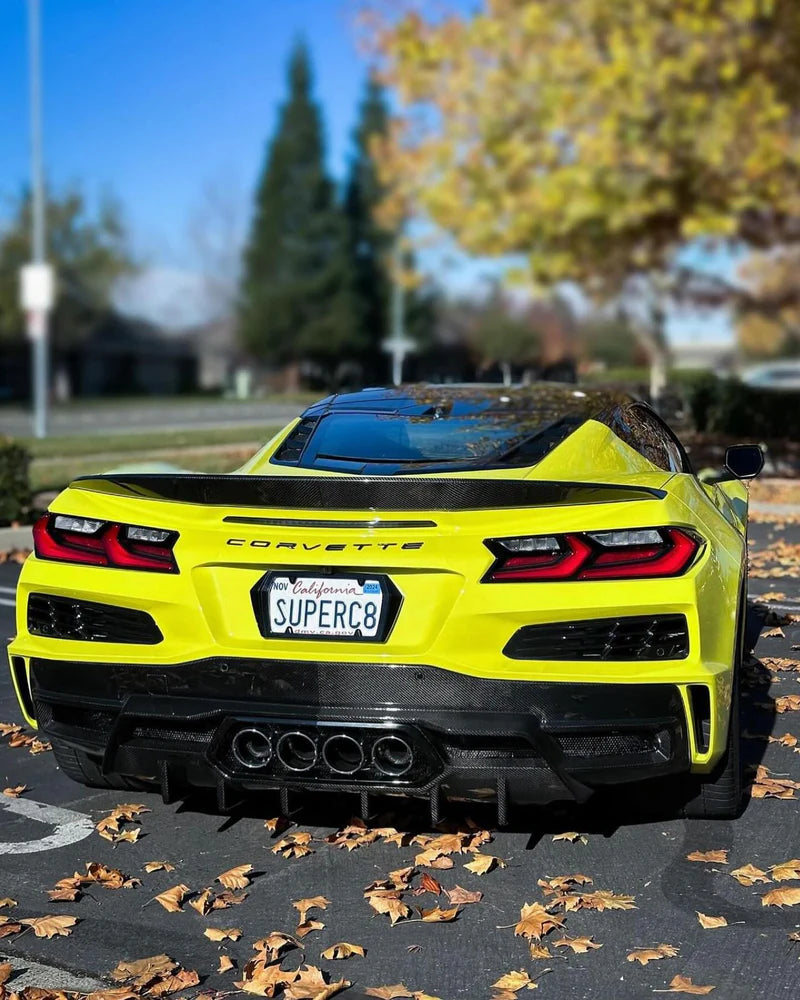 Carbon Fiber Rear Diffuser - Chevrolet Corvette C8 Z06 ZR1