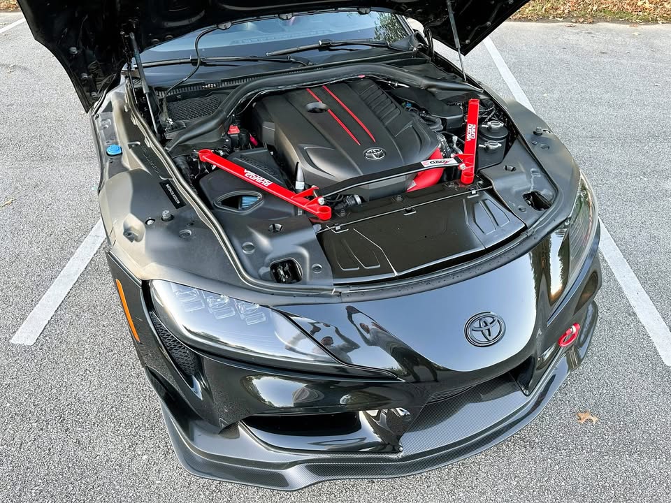 MB Style Carbon Fiber Front Splitter Lip - Toyota Supra GR A90-A91-MKV