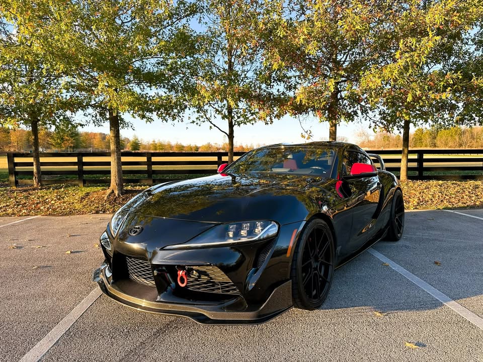 MB Style Carbon Fiber Front Splitter Lip - Toyota Supra GR A90-A91-MKV