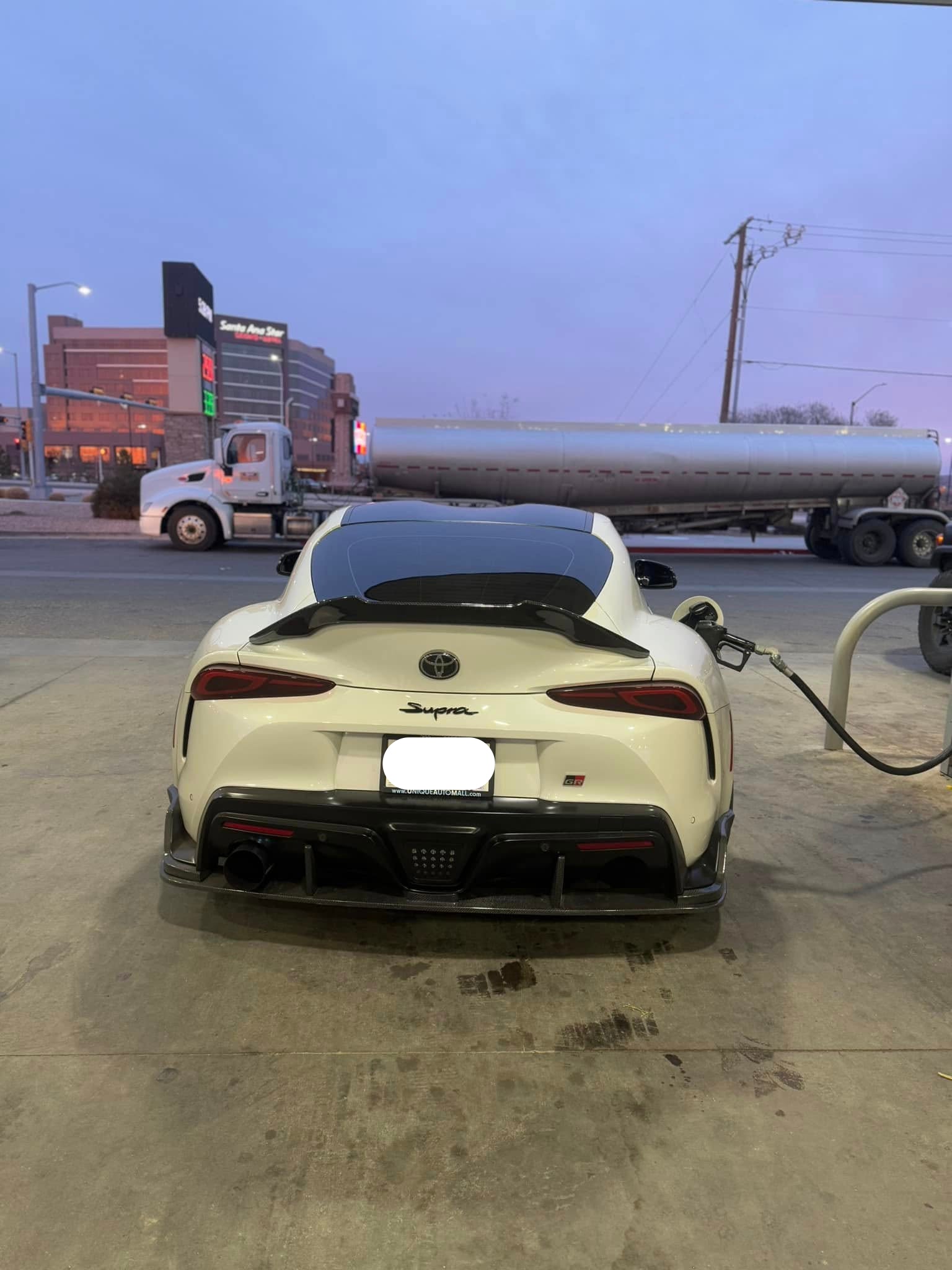 Carbon Fiber Rear Diffuser V2 Extension - Toyota Supra MK5