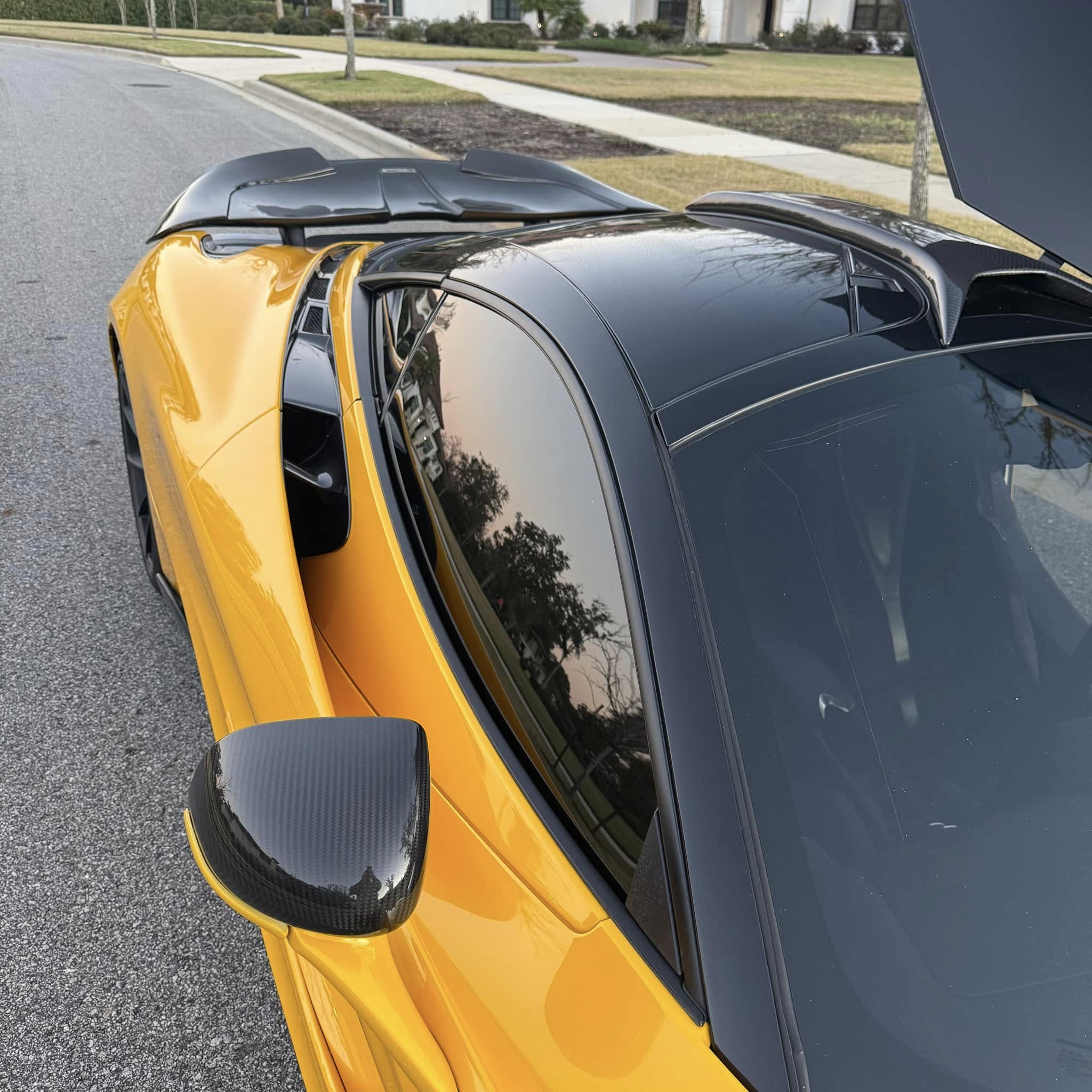 Dry Carbon Fiber Side Mirror Cover Cap - McLaren 540C/570S/650S/675LT/720S/GT