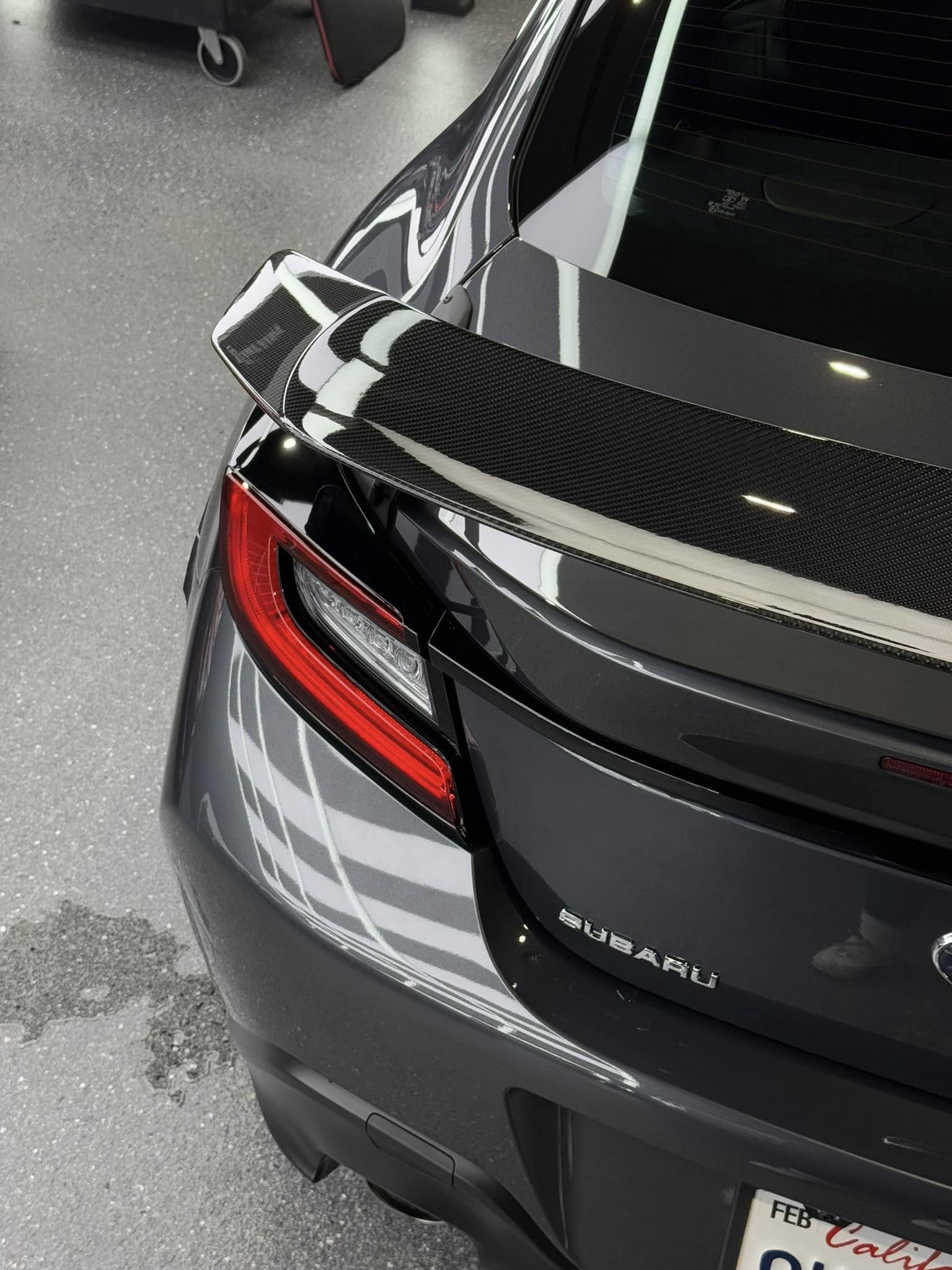 Carbon Fiber V Style Rear Wing - Subaru BRZ ZD8 / Toyota GR86 ZN8