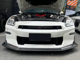 Carbon fiber T style front lip - Nissan R35 GTR 2024+
