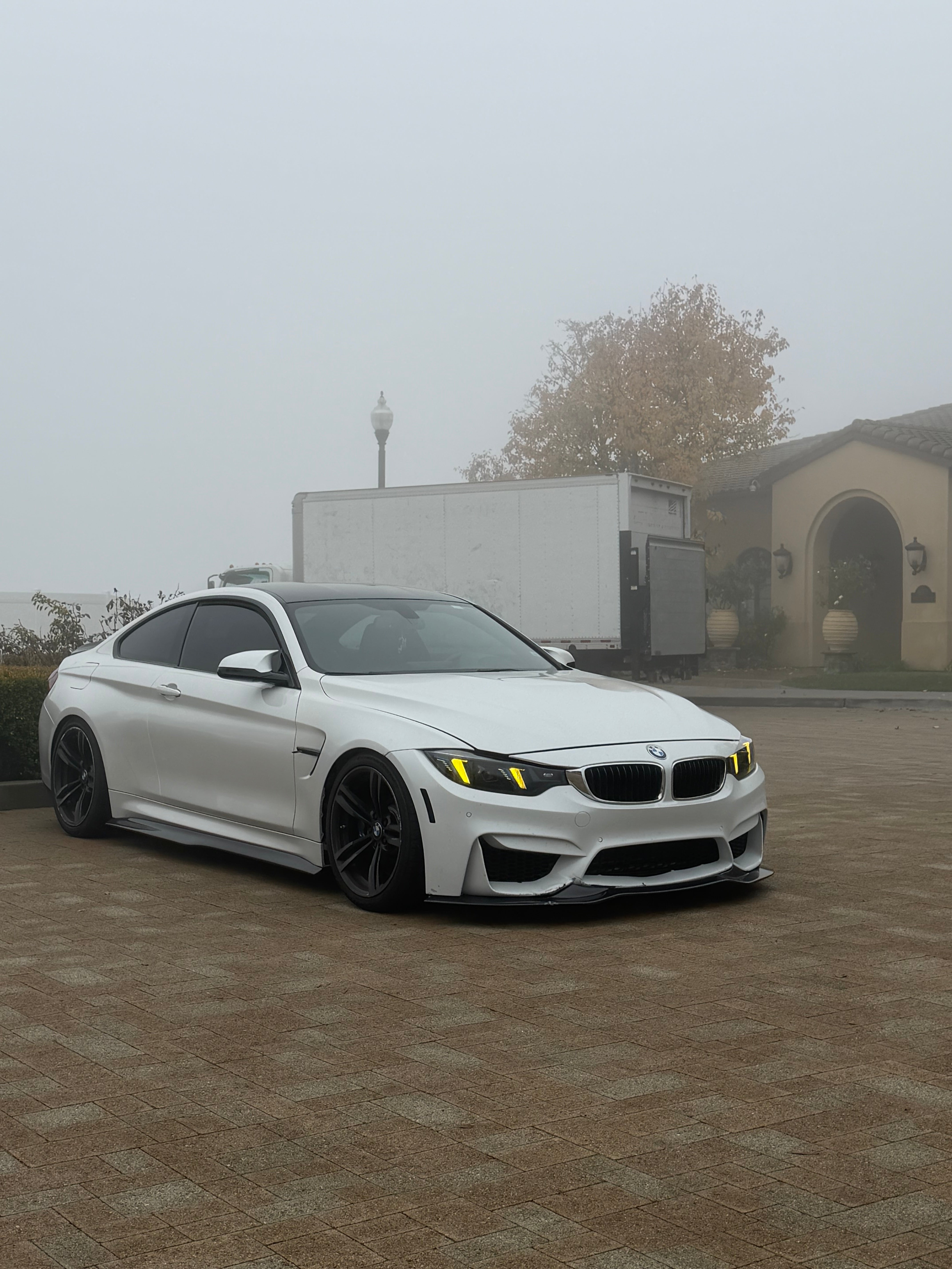 LED Switchable Yellow/White Snake Eye Style Headlights Replacement Set - BMW 4 Series F32 M3 F80 M4 F82 Headlights 2013-2019