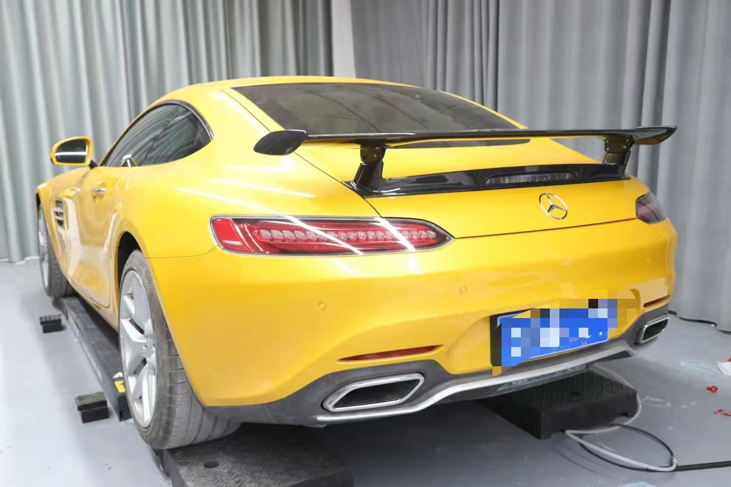 Carbon Fiber GTR Wing W/ Base Panel - Mercedes AMG GT/GTS/GTC/GTR