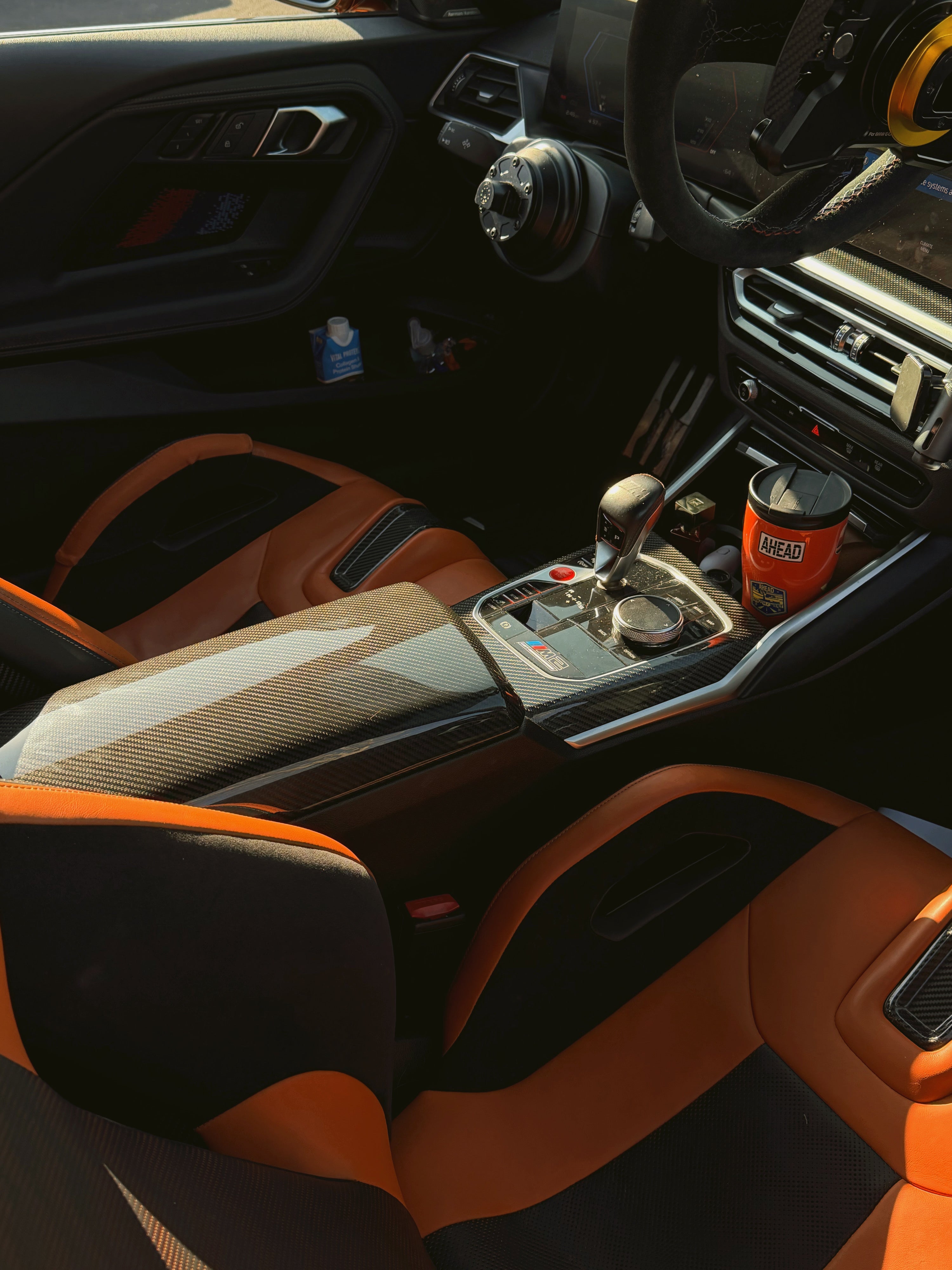 Carbon Fiber Center armrest Console - BMW G80 M3 G82 M4 G87 M2