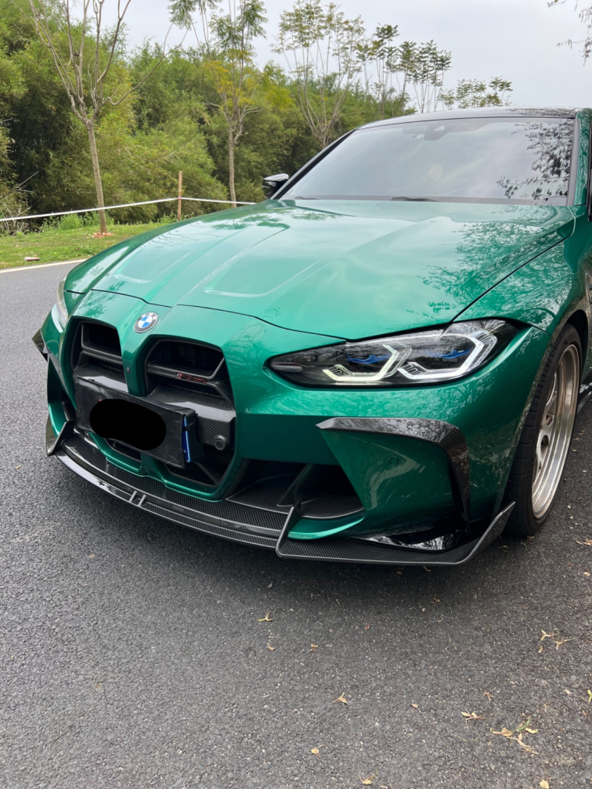 Prepreg Carbon Fiber AD style front lip -G80/G81/G82/G83 M3 M4
