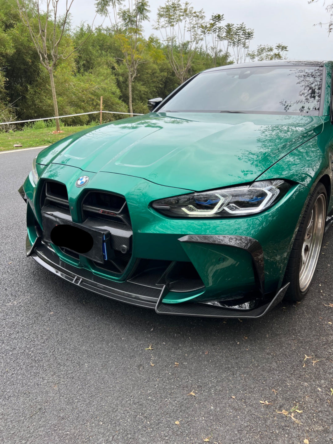 Prepreg Carbon Fiber AD style front lip -G80/G81/G82/G83 M3 M4