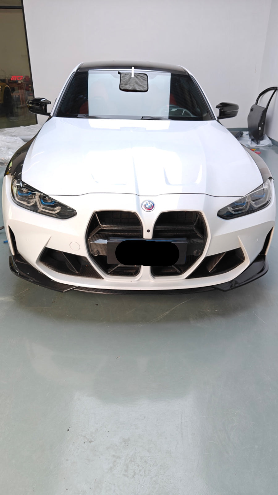 Carbon Fiber AN Style Front Lower Splitter Lip - BMW G80 M3 & G82 G83 M4