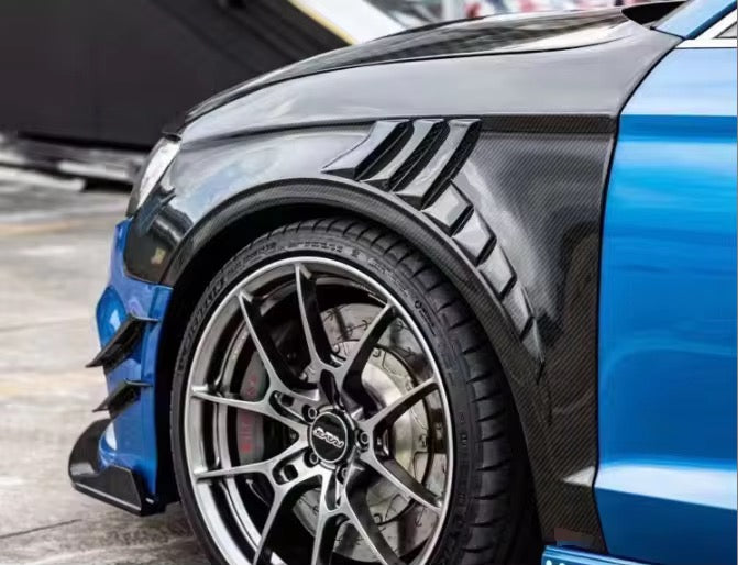 Carbon Fiber Front Vented Fenders - Audi A3/S3/RS3 8V