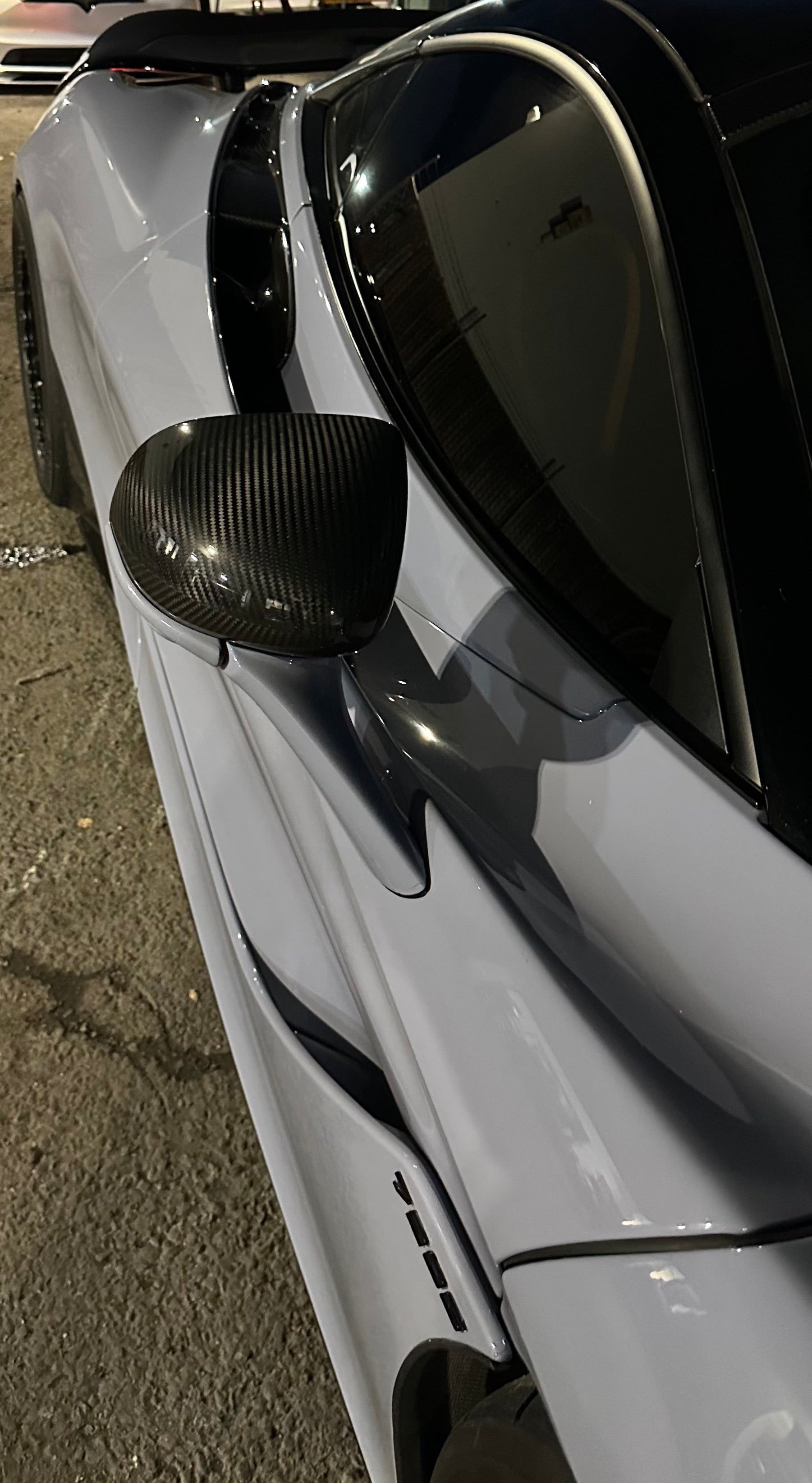 Dry Carbon Fiber Side Mirror Cover Cap - McLaren 540C/570S/650S/675LT/720S/GT