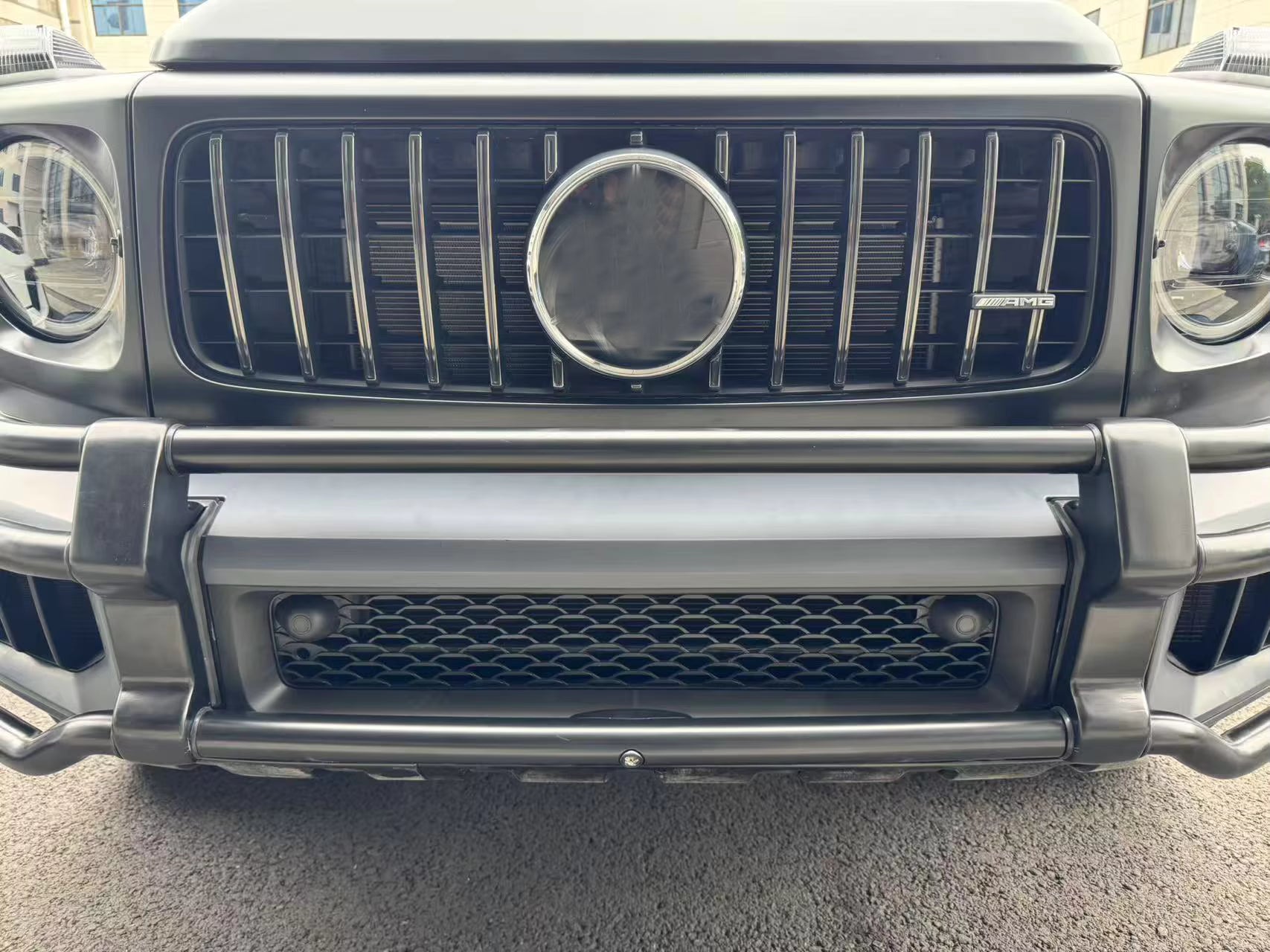 Gloss Black Front Guard Crash bar - Mercedess Benz W465 G Wagon 2024+ G63 Only
