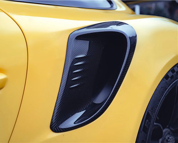 Prepreg Dry Carbon Fiber Side Air Intake Scoop - Porsche 991 Turbo GT3RS GT2RS 2012-2018