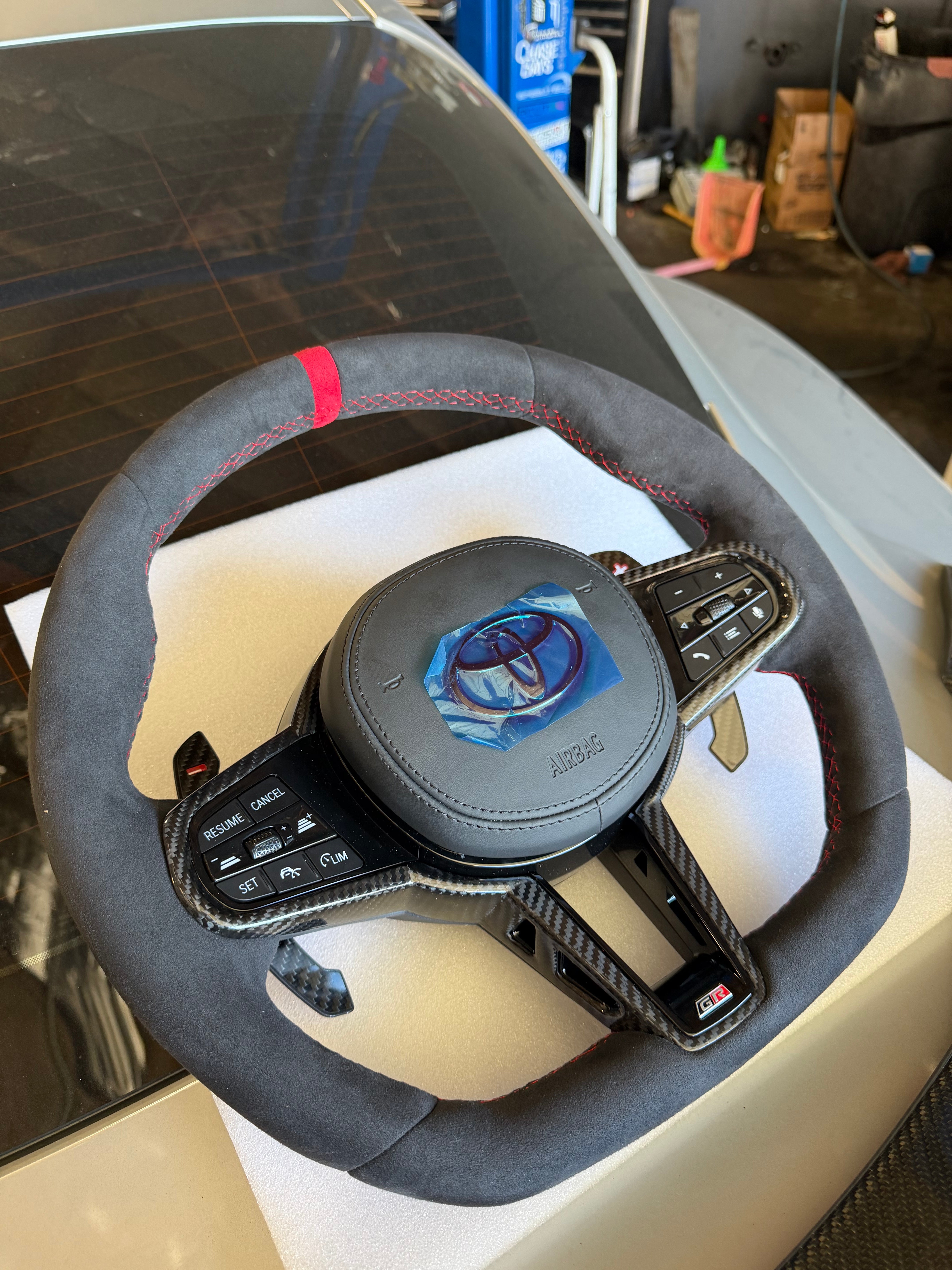 MK5 Toyota Supra A90 A91 - G8X Style Custom Steering Wheel Replacement Conversion Upgrade