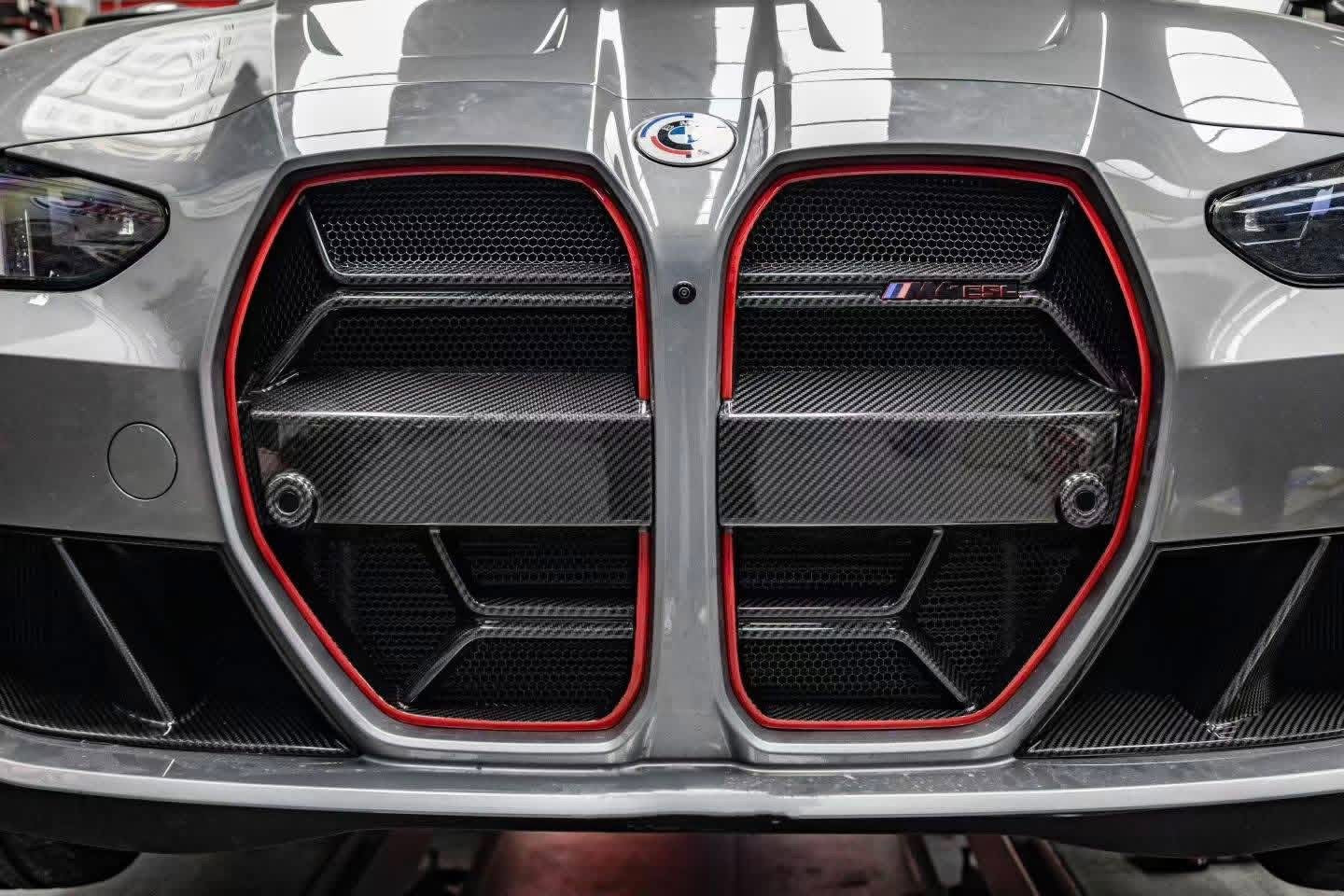 Prepreg Carbon Fiber CSL Red Stripe Front grille - BMW G8X M3 M4 G82 G80