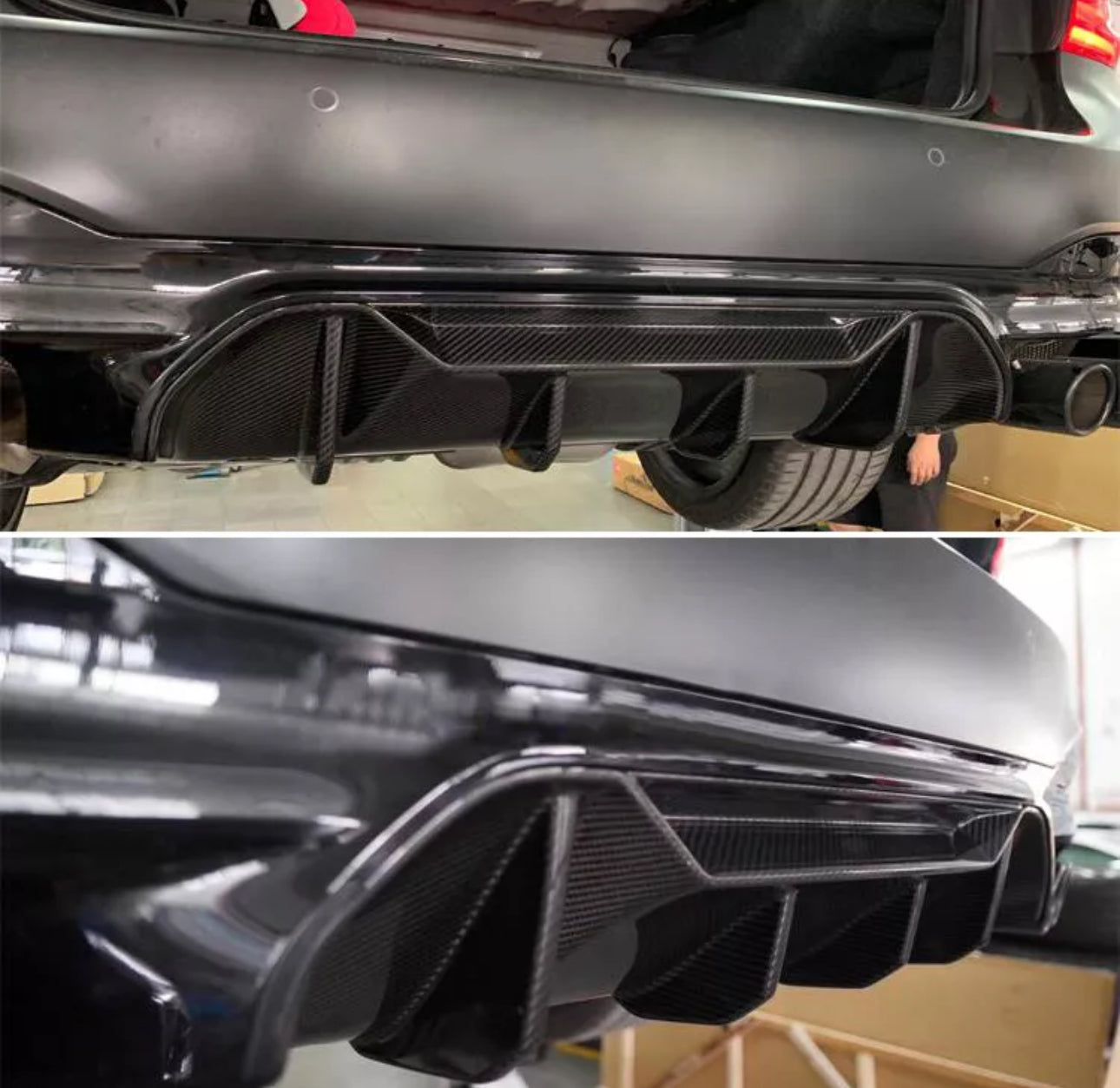 Carbon fiber MP V2 Rear Diffuser - BMW F90 M5