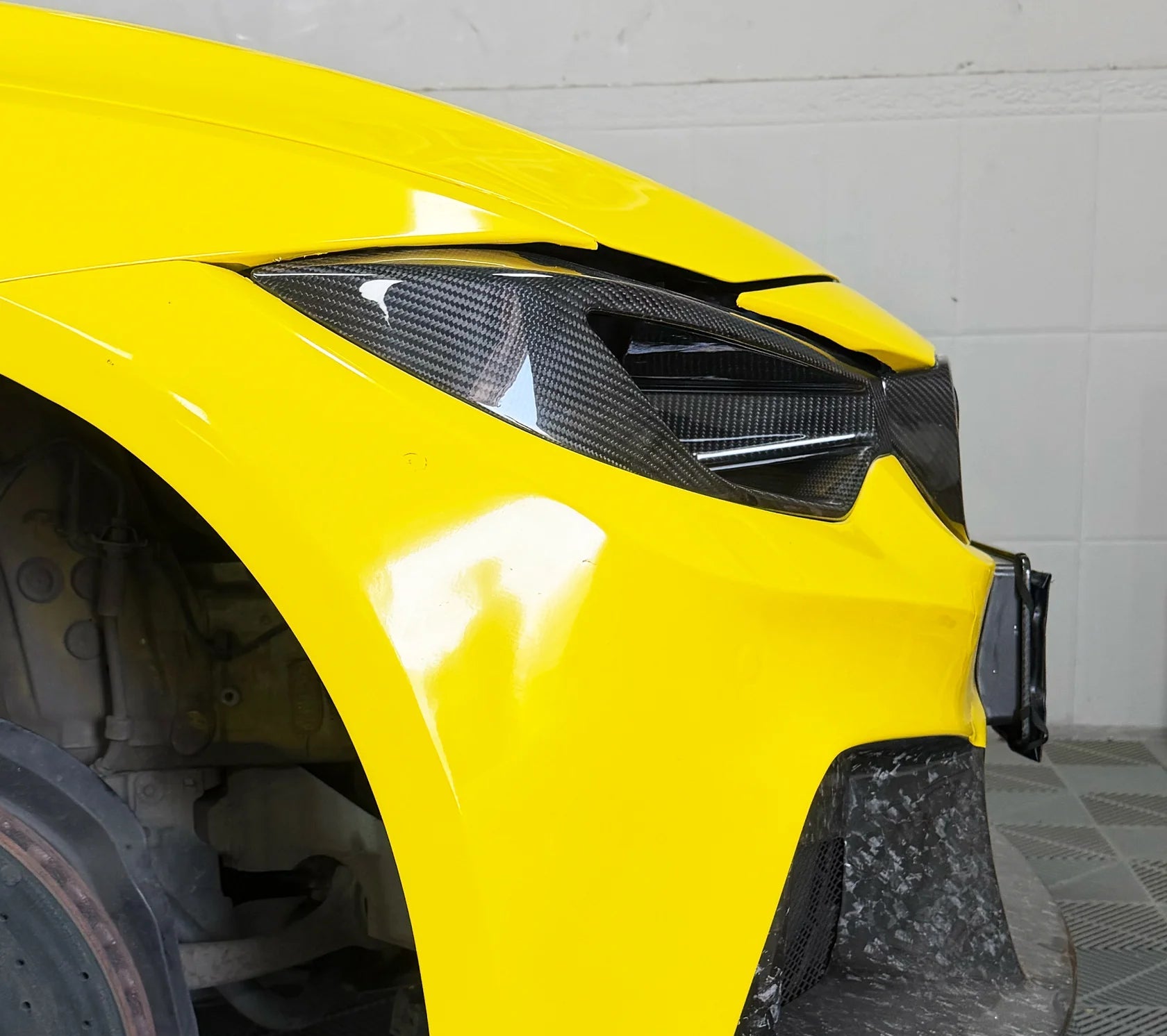 Carbon Fiber Headlight Delete Intake - BMW F82 M4 F80 M3